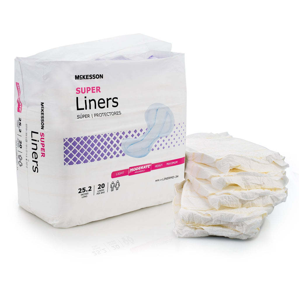 McKesson Super Incontinence Liner LINERMD-34