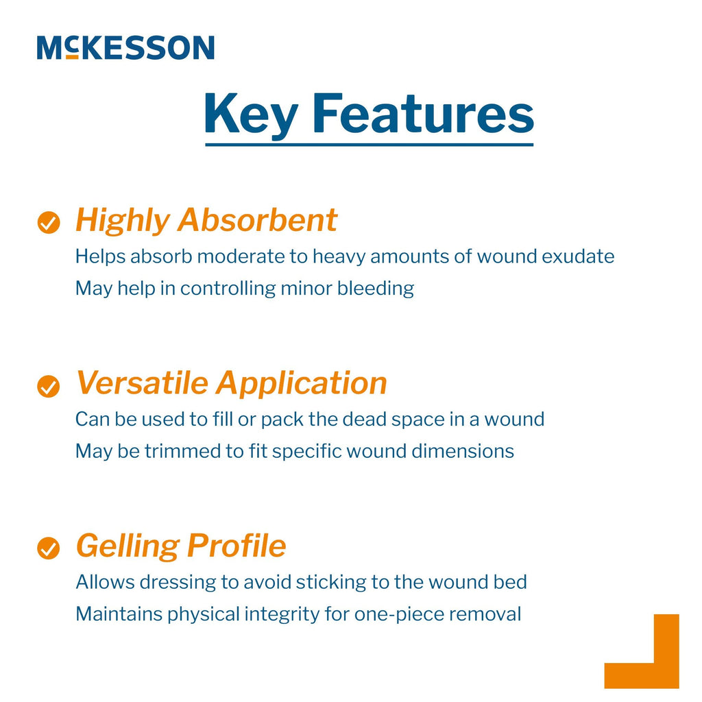 McKesson Alginate Dressing, 2 x 2 Inch 3561