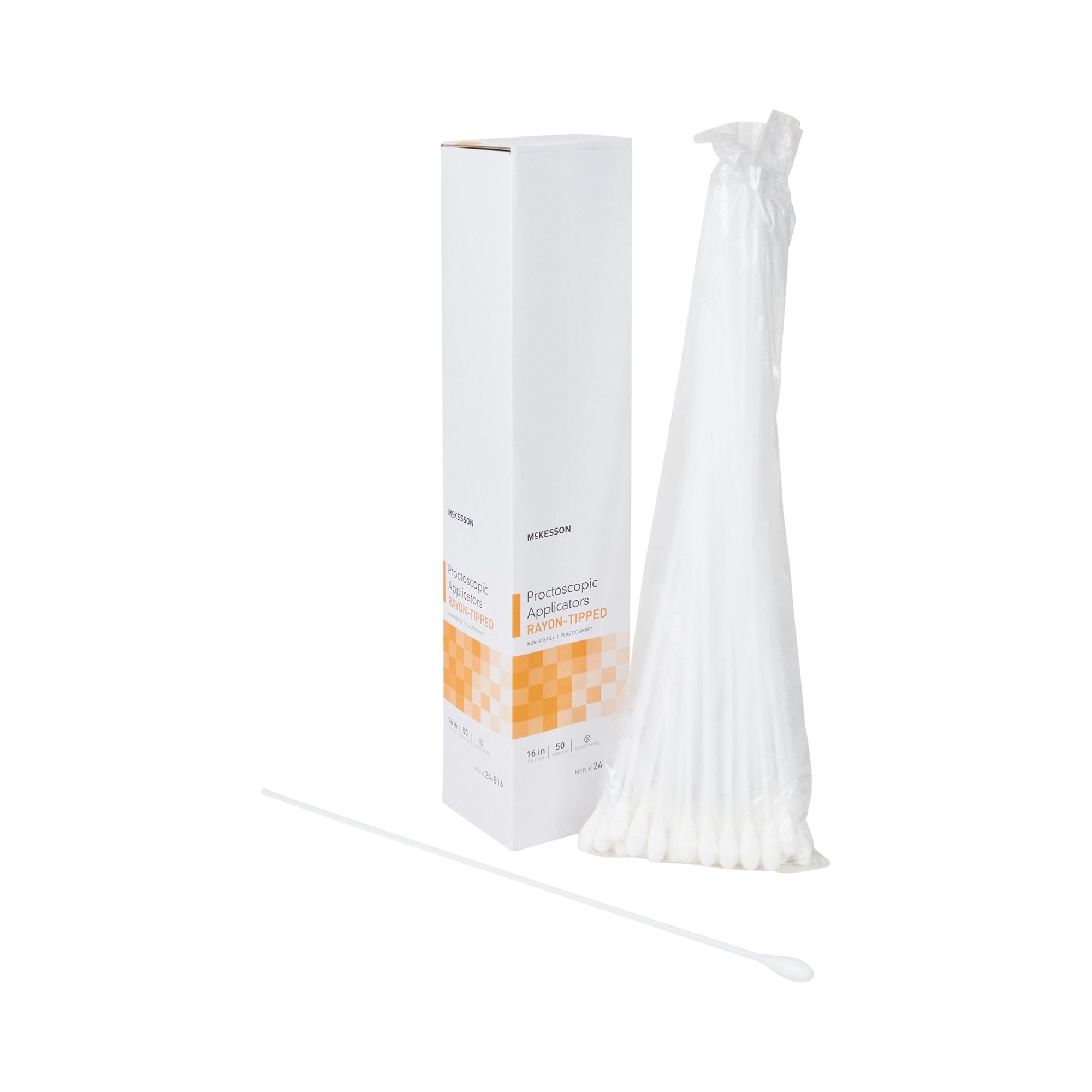 McKesson Proctoscopic Swabstick, 16 Inch 24-816