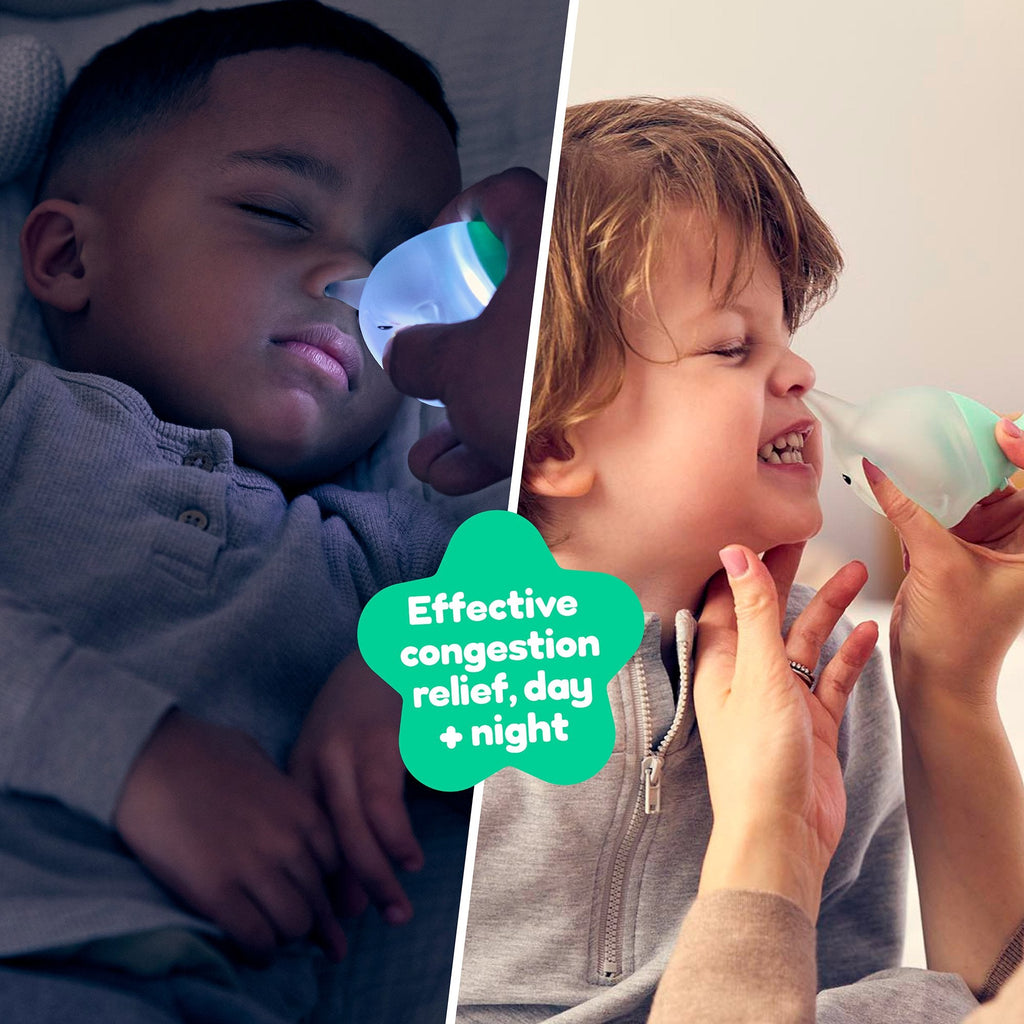Playhouse MD Nasal Bulb for Babies and Toddlers, Green, Narwhal Character 1031