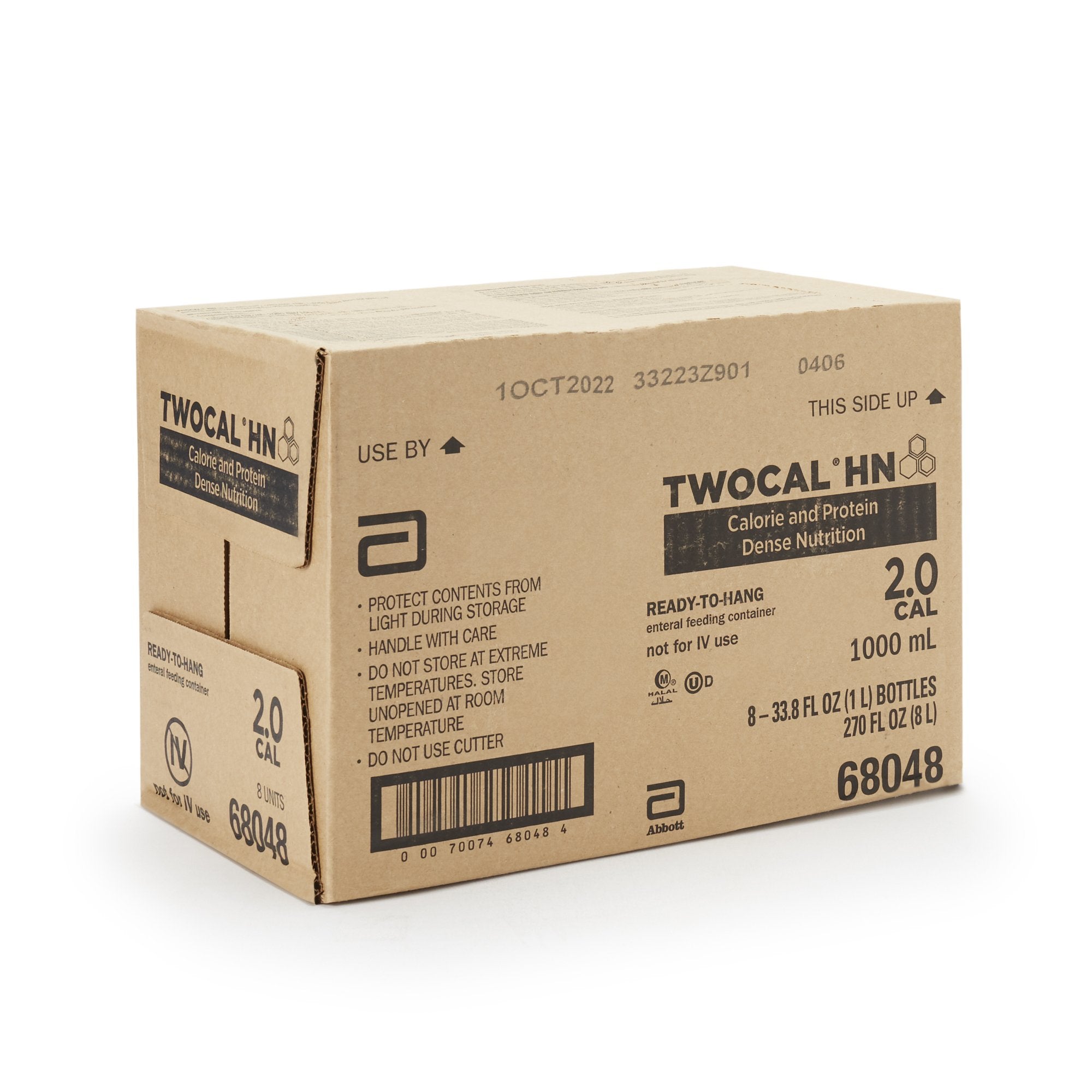 TwoCal® HN Tube Feeding Formula, 1 Liter Ready to Hang Bottle 68048