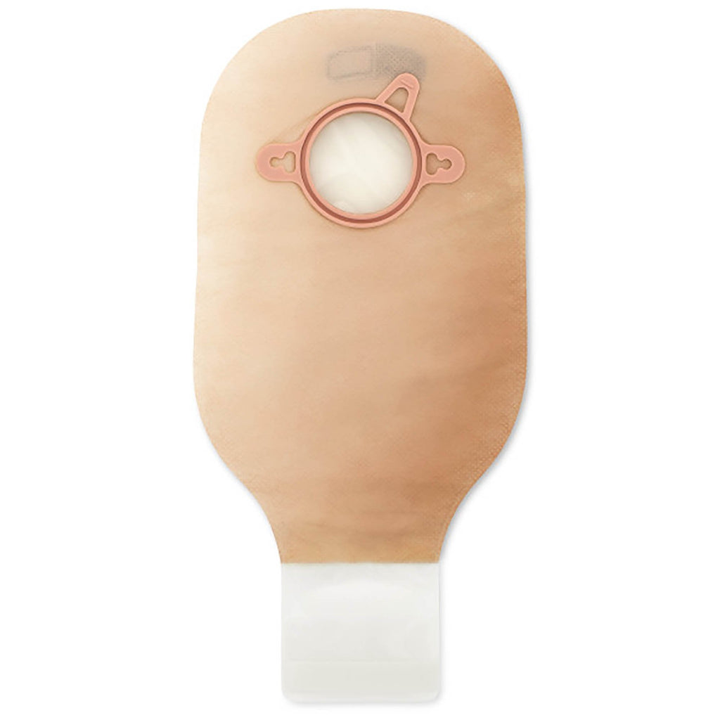 New Image™ 2-Piece Transparent Colostomy Pouch, Pre-cut to Fit 57 mm, Red Match 18193