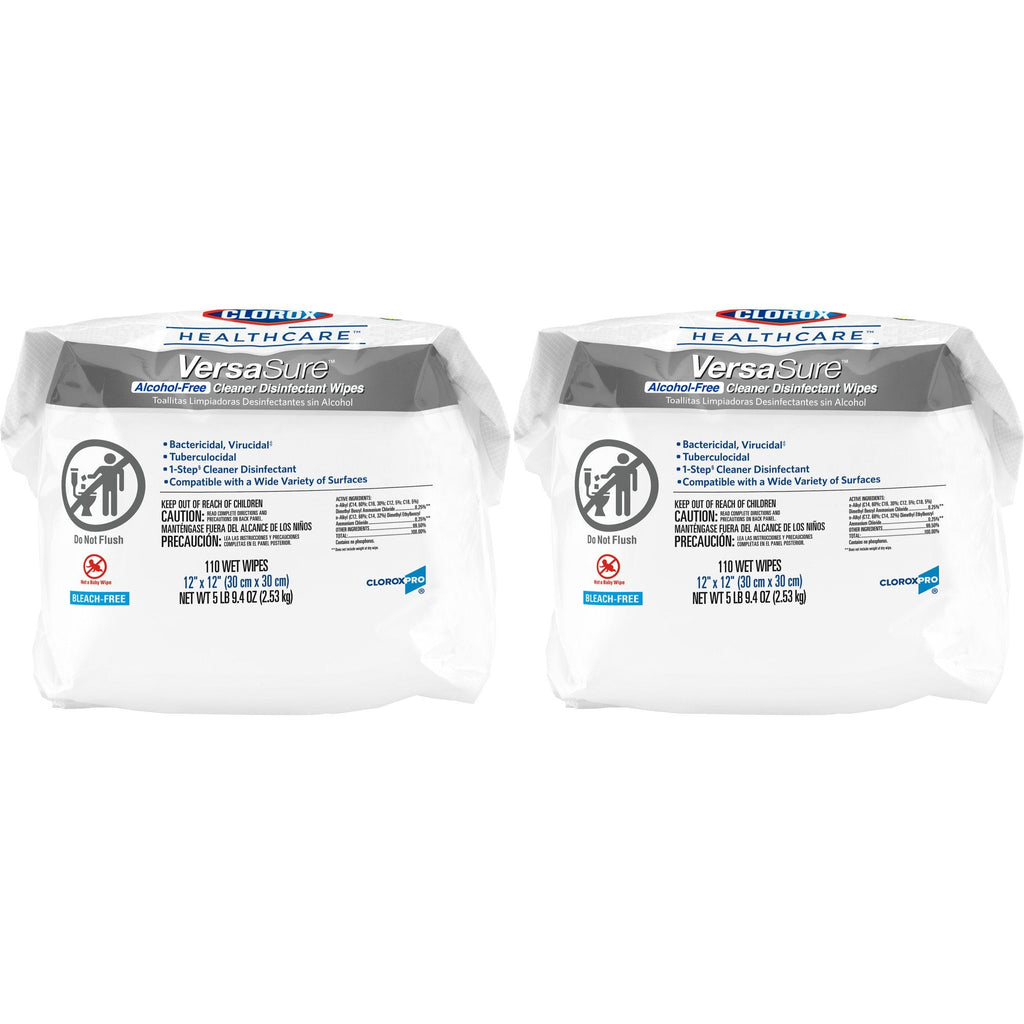 Clorox Healthcare® VersaSure® Cleaner Disinfectant Wipes, Refill Pouch 31761