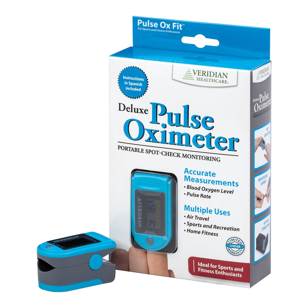 SmartHeart Fingertip Pulse Oximeter for Blood Oxygen Saturation, Deluxe 11-50D