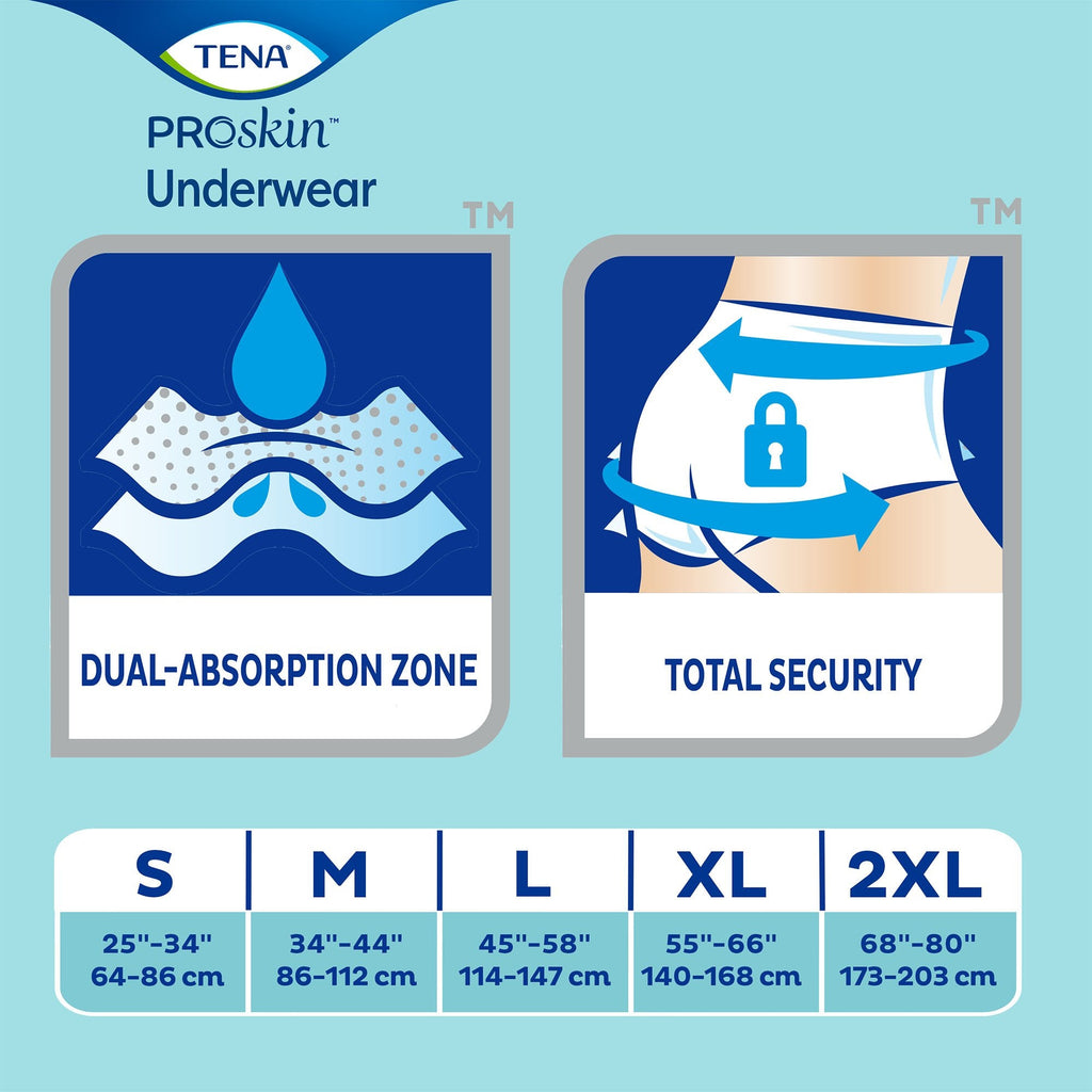 Tena® ProSkin™ Extra Absorbent Underwear, Medium 72232