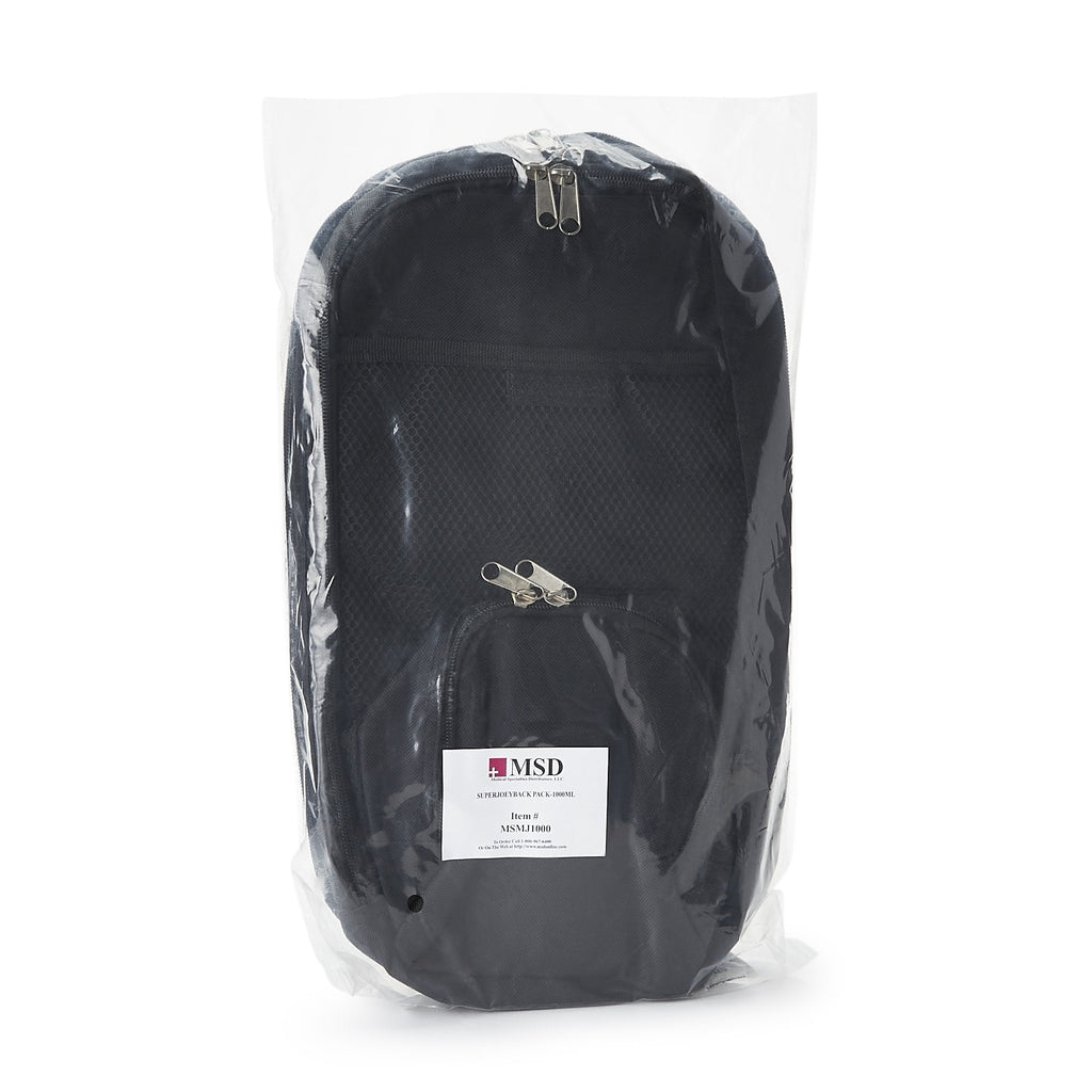 McKesson Feeding Pump Backpack for Two 1000-mL Bags, Kangaroo™ Dual Flush System MJ1000