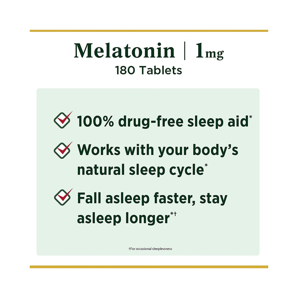Nature's Bounty® Melatonin Natural Sleep Aid 07431202832