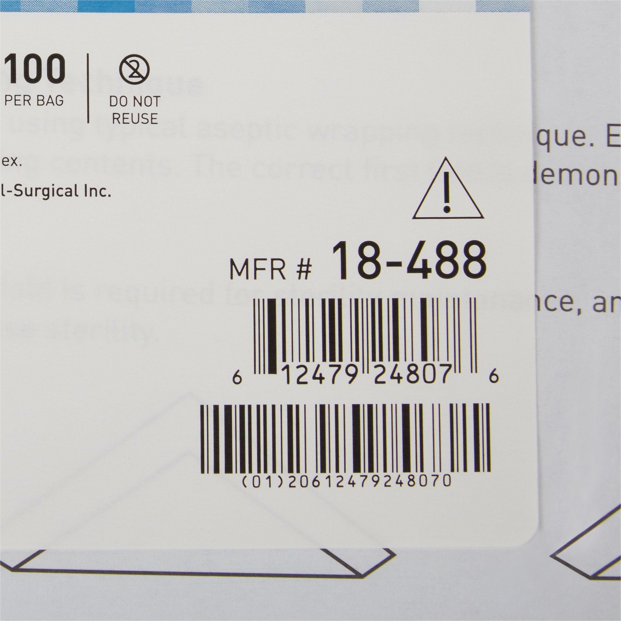 McKesson Single Layer Sterilization Wrap, 24 x 24 Inch 18-488