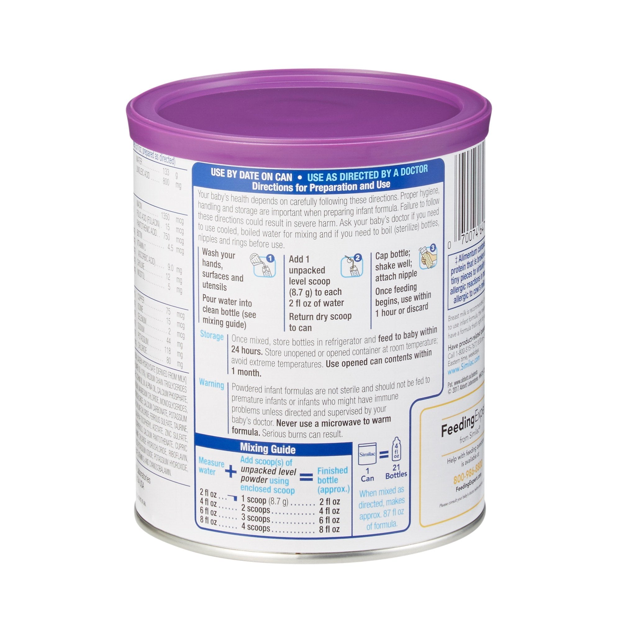 Similac® Alimentum® Infant Formula, 12.1-ounce can 64715