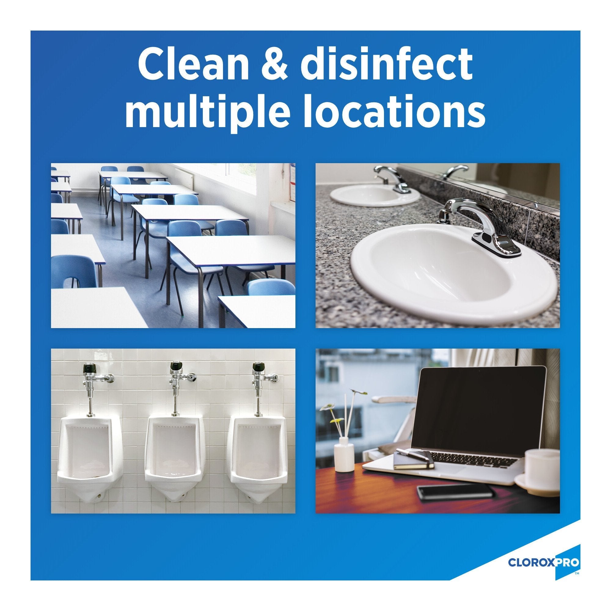Clorox Pro™ Clean-Up® Disinfectant Cleaner w/ Bleach, 32-ounce spray bottle 35417