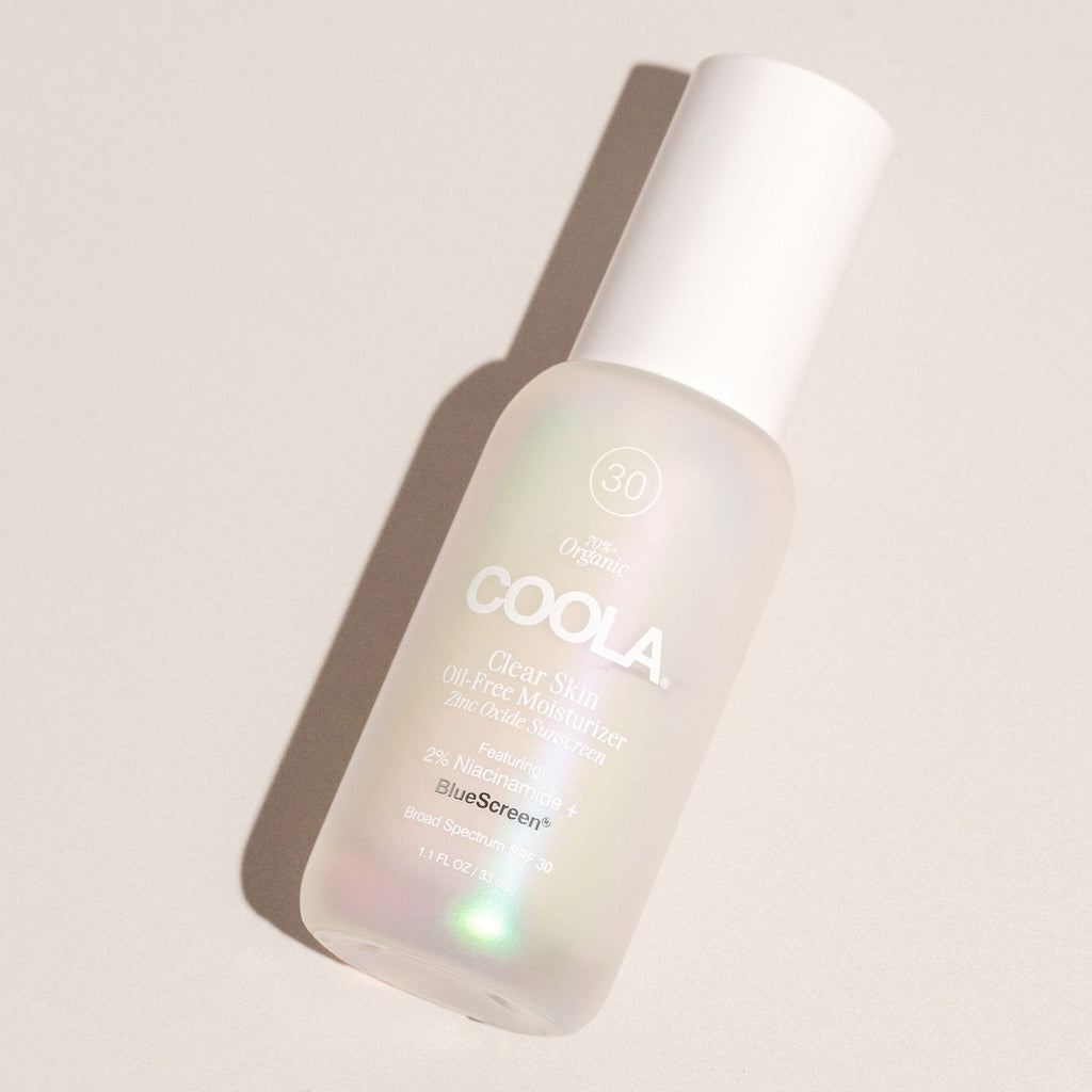 Facial Moisturizer with Sunscreen COOLA® Clear Skin 1.1 oz. Bottle Unscented Lotion CL10694