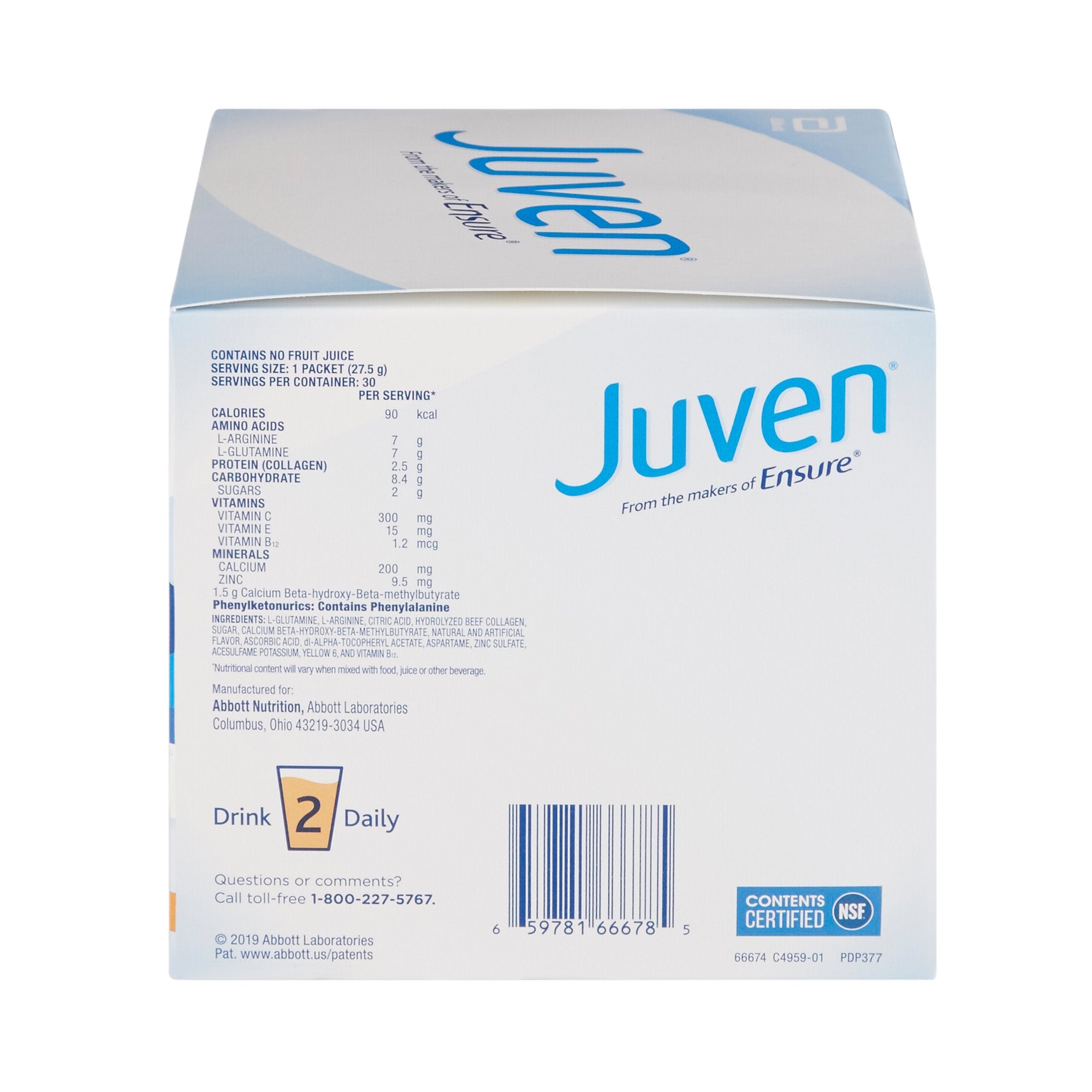 Juven® Orange Arginine/Glutamine Therapeutic Nutrition Powder 66693