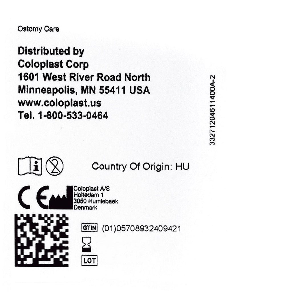 Ostomy Seal Brava® Thin 3/4 Inch (18mm) Stoma 2-1/4 Inch (57 mm) 12036