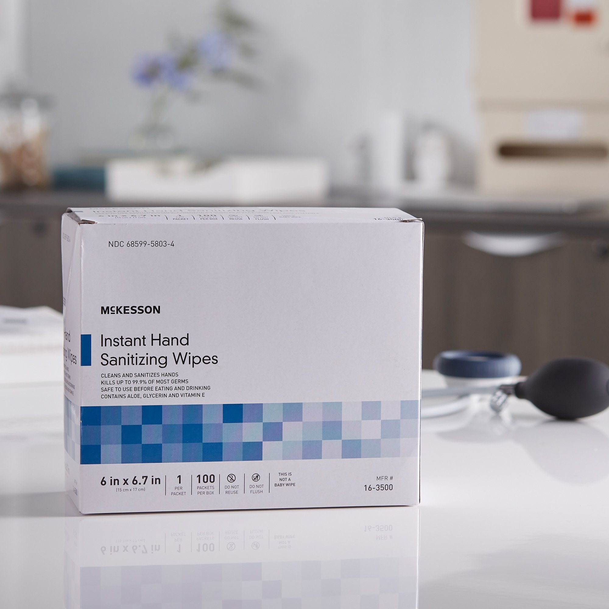 McKesson Hand Sanitizing Wipes 16-3500