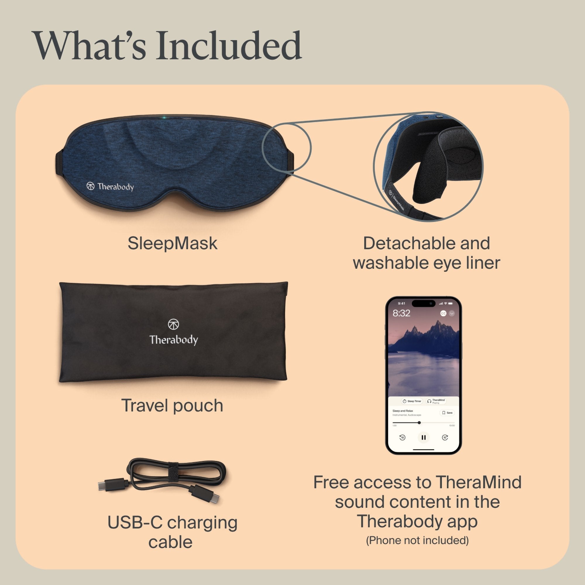 Therabody Therapeutic Sleep Mask SM0004081-1A30