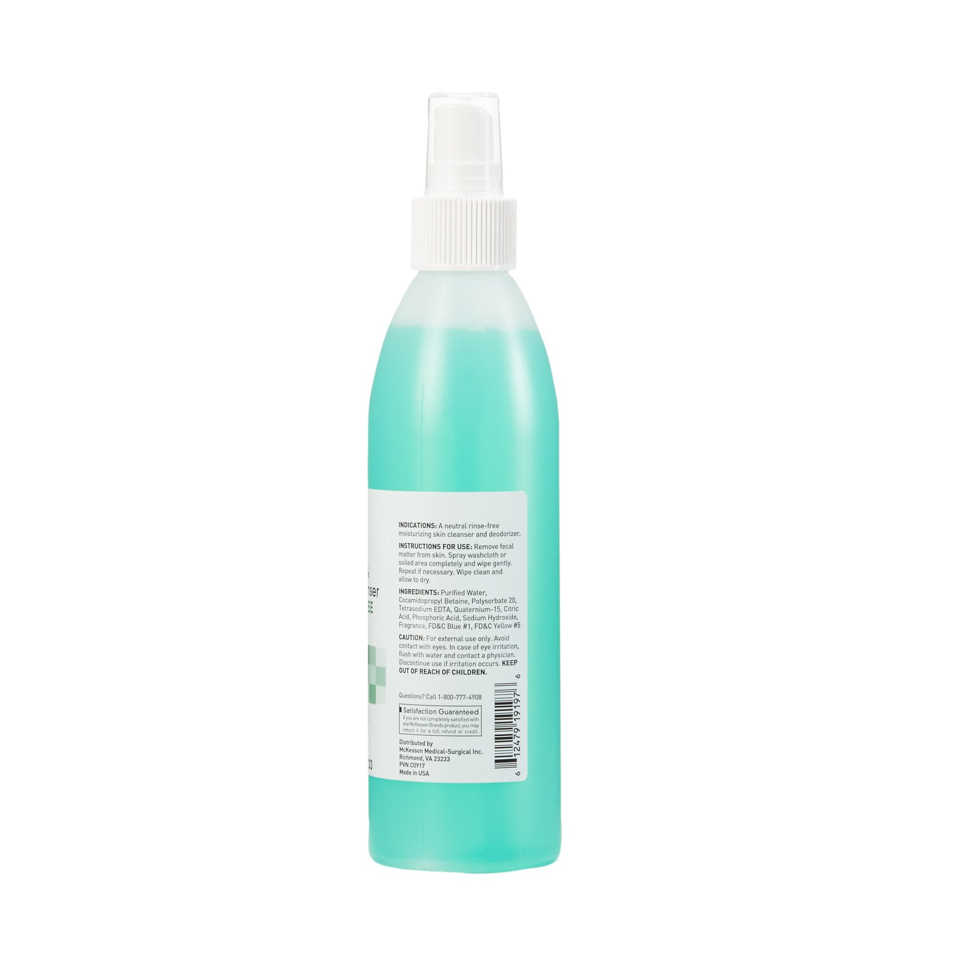 McKesson Rinse-Free Perineal Wash, Herbal Scent, 8 oz. 53-28133