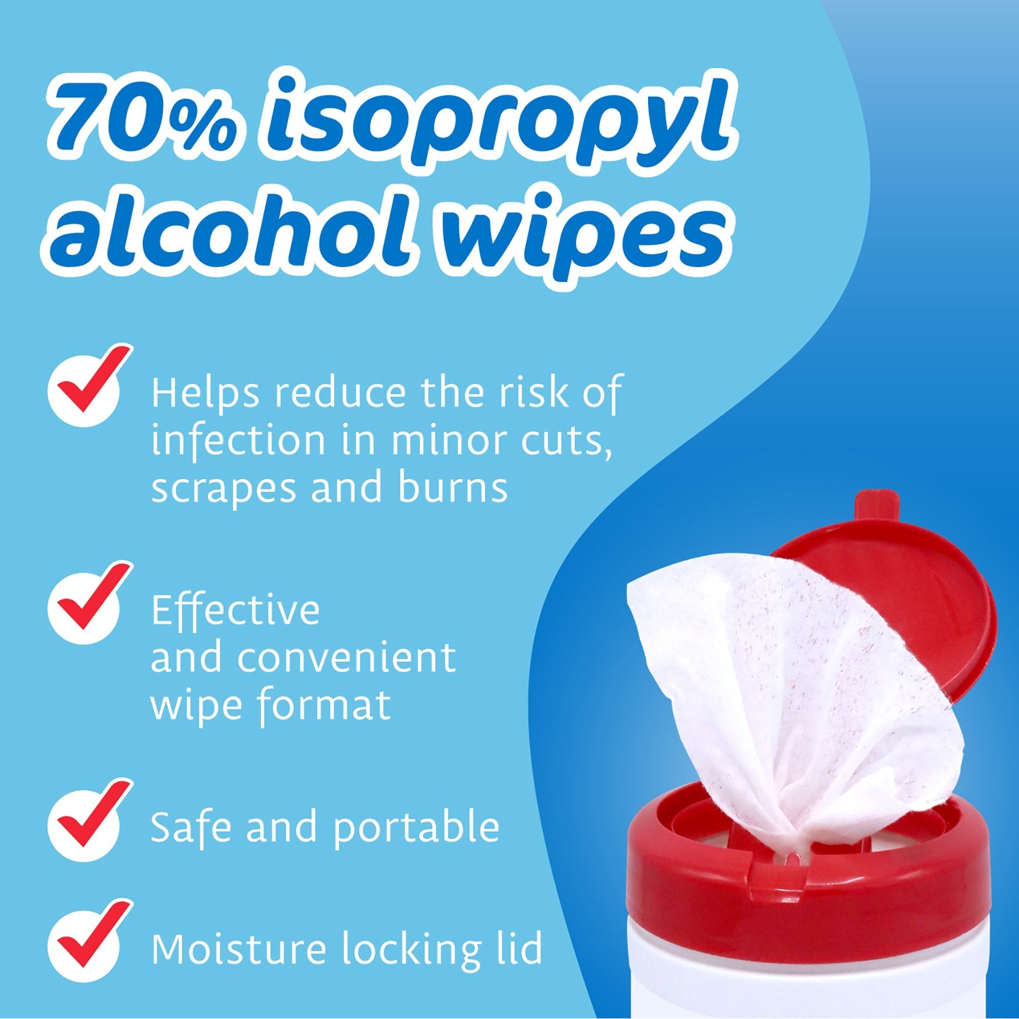 Pharma-C-Wipes® Isopropyl Alcohol Antiseptic 63-200736K