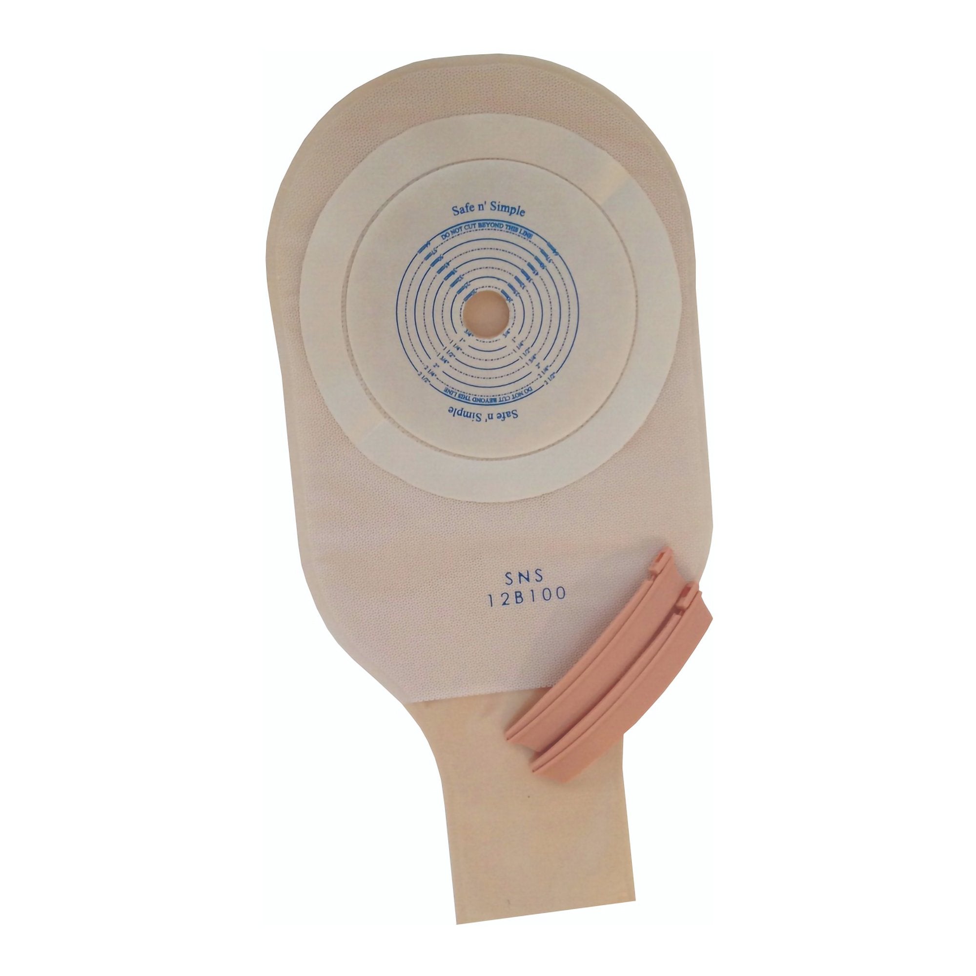 Safe N Simple Ostomy Pouch SNS12B100