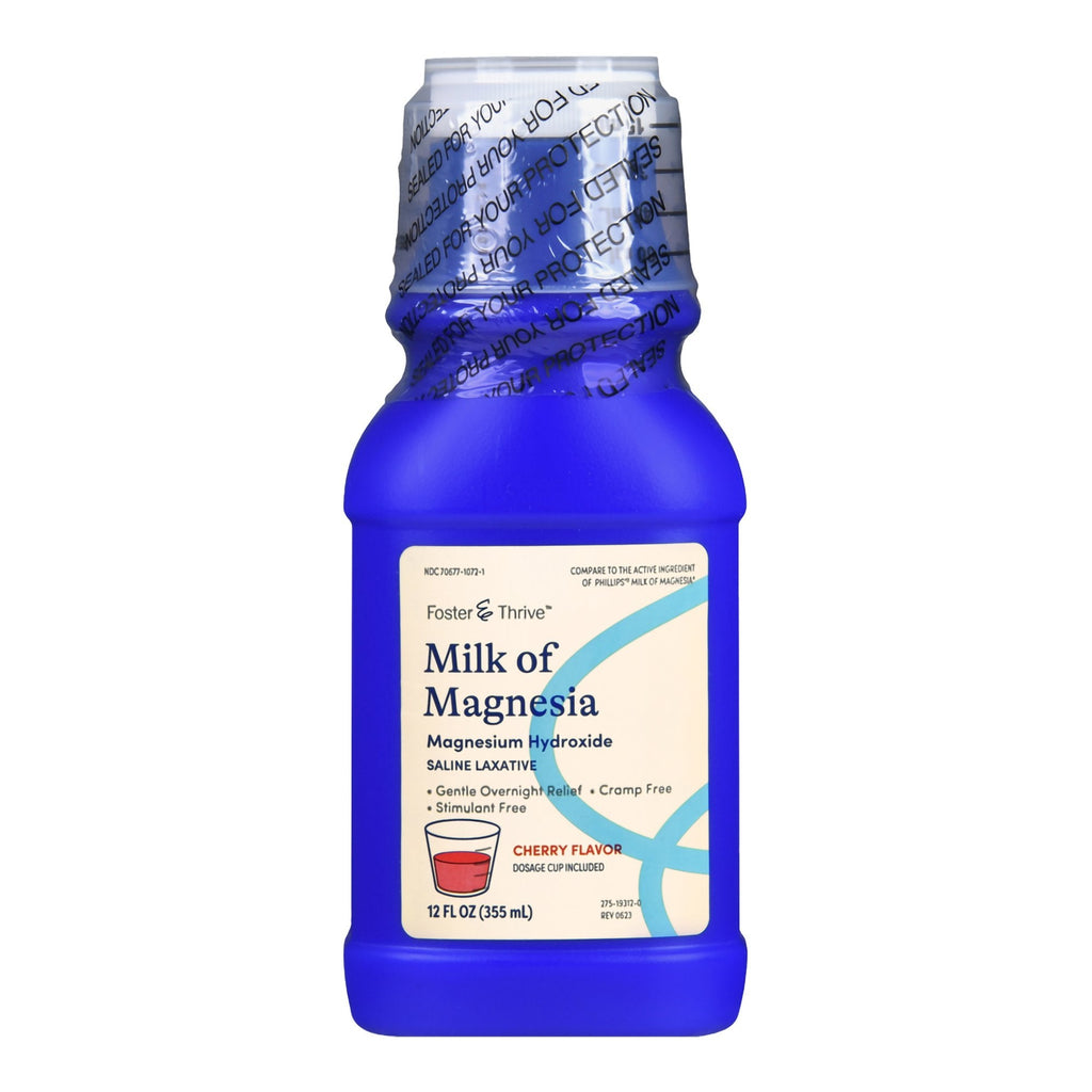 Foster & Thrive™ Milk of Magnesia Magnesium Hydroxide Liquid Cherry 70677107201