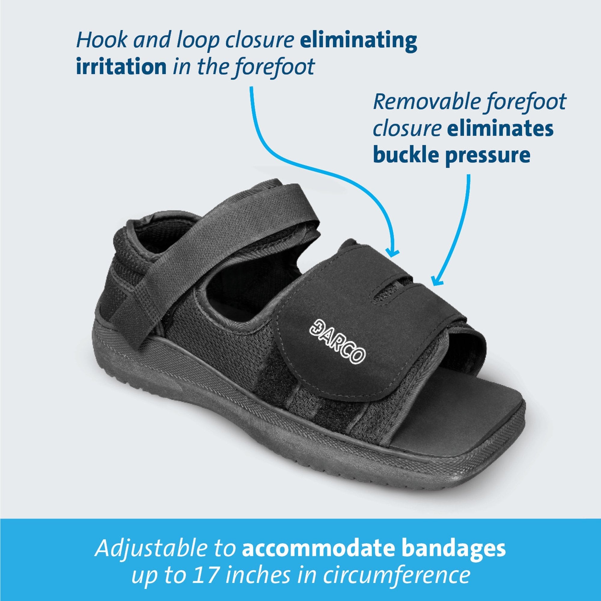 Darco International MedSurg Post-Op Shoe MQM2B