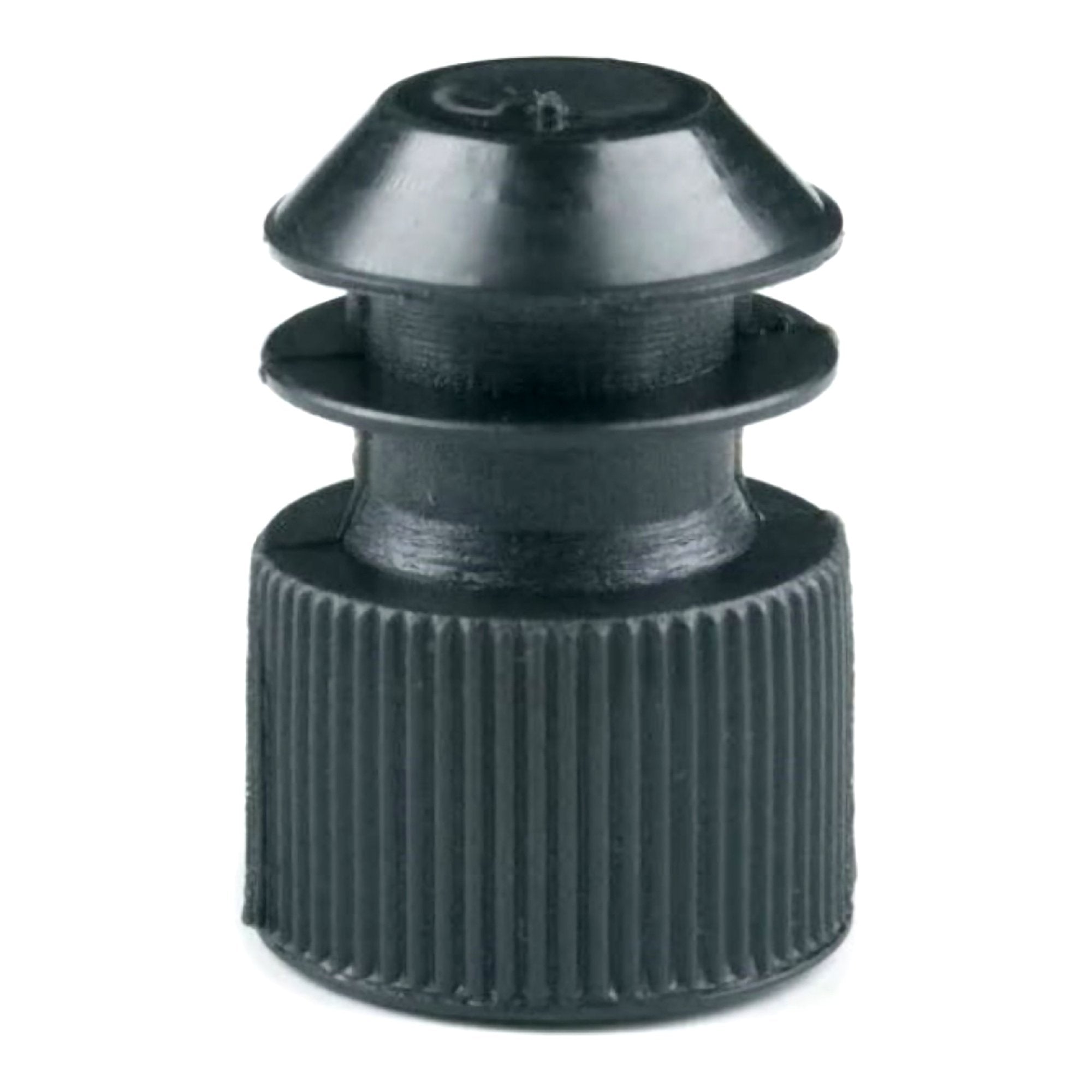 McKesson Tube Closure Polyethylene Flanged Plug Cap Black 13 mm For Use with 13 mm Blood Drawing Tubes, Glass Test Tubes, Plastic Culture Tubes NonSterile 177-118240K