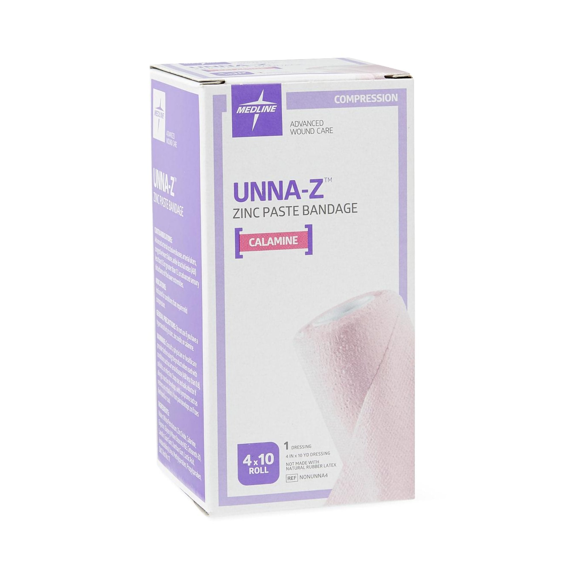 Unna-Z Unna Boot with Zinc Oxide and Calamine, 4 Inch x 10 Yard NONUNNA4