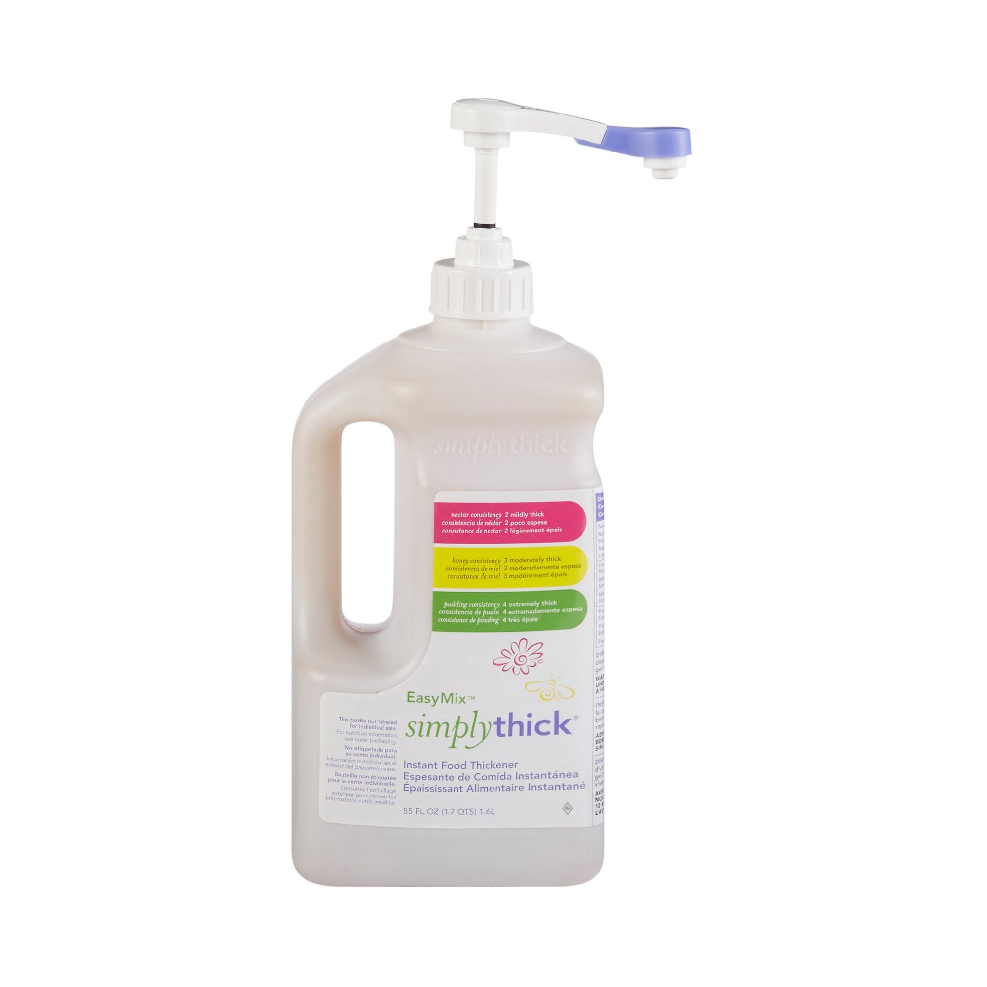 SimplyThick® EasyMix™ Bottle and Pump, 1.6 Liter Pump Bottle ST2LBOTTLE