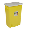 SharpSafety™ Chemotherapy Waste Container, 18 Gallon, 26 x 18¼ x 12¾ Inch 8989