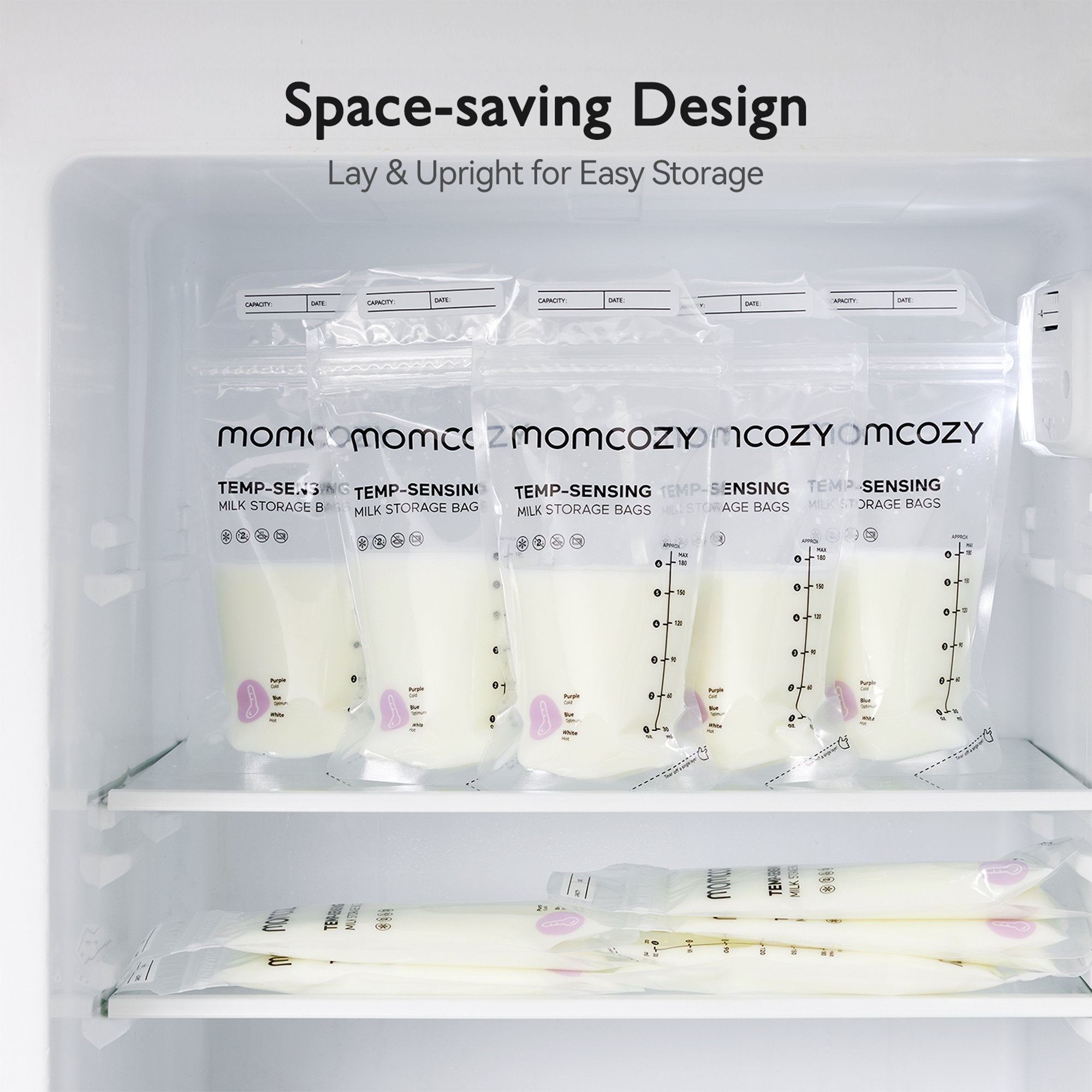 Momcozy Breast Milk Storage Bag, 6-ounce capacity MS005-NA00NB-A