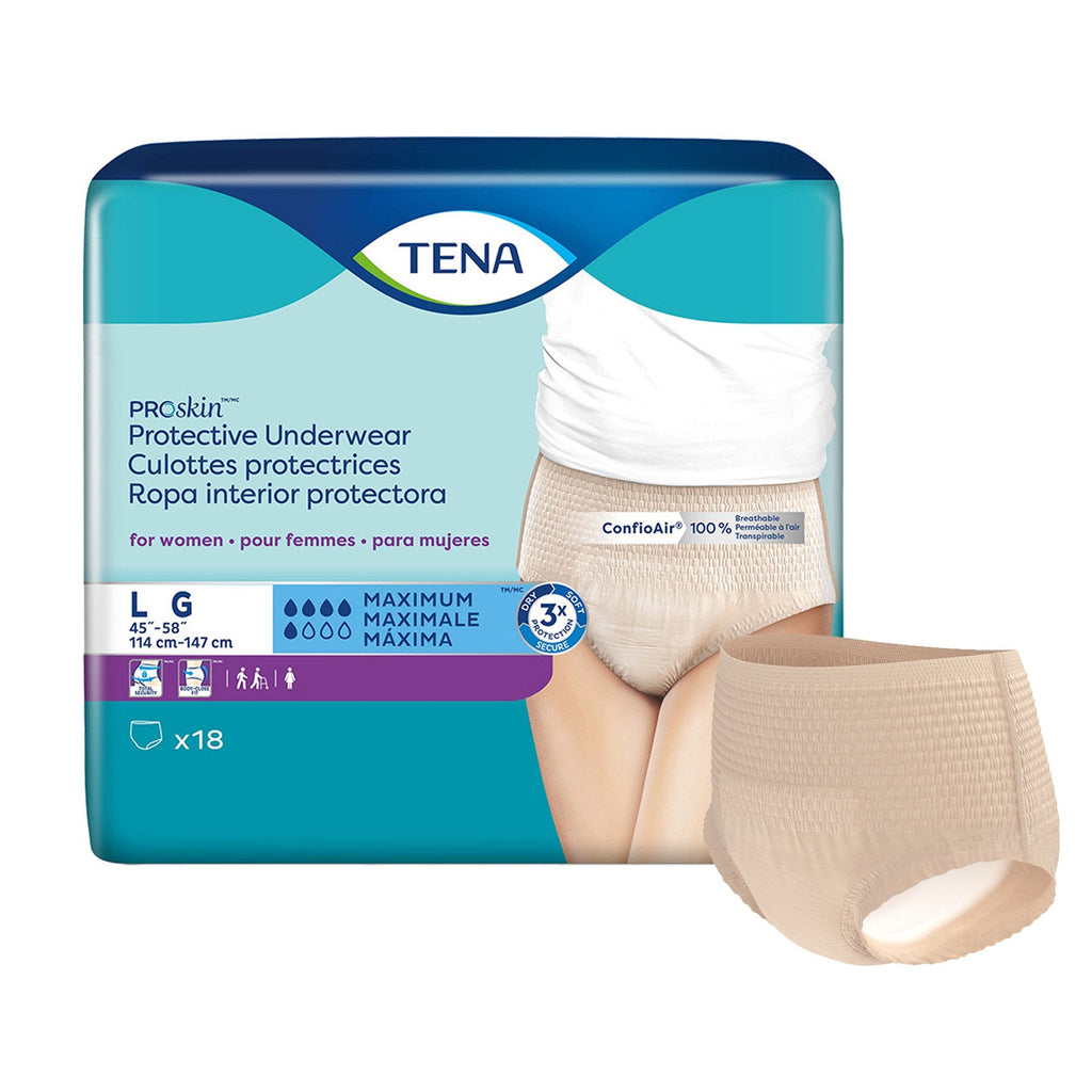 Tena® ProSkin™ Maximum Absorbent Underwear for Women, Large 73030