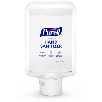 Purell® Advanced 70% Ethyl Alcohol Hand Sanitizer, 1200 mL Dispenser Refill 8353-02