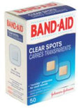 Adhesive Spot Bandage Band-Aid® 7/8 X 7/8 Inch Plastic Square Clear Sterile - 38137004708