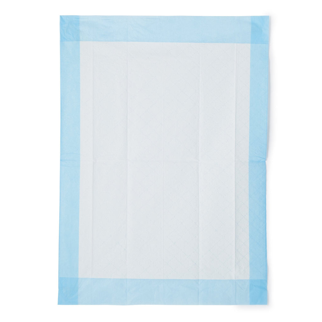 McKesson Blue Nonsterile Procedure Underpad, 12 x 17 Inch 16-16653