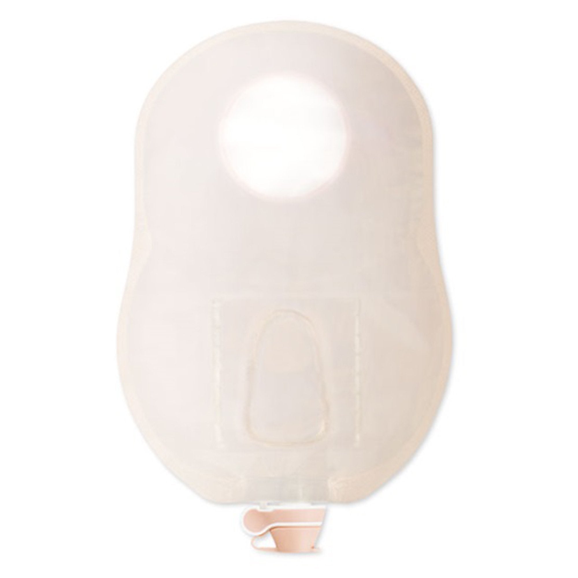 New Image™ 18904 Two-Piece Transparent Urostomy Pouch, 70 mm Flange, Blue Match 18904