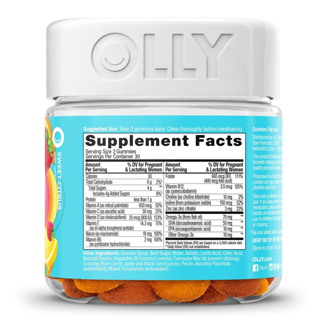 Olly The Essential Prenatal Gummies 85815800504