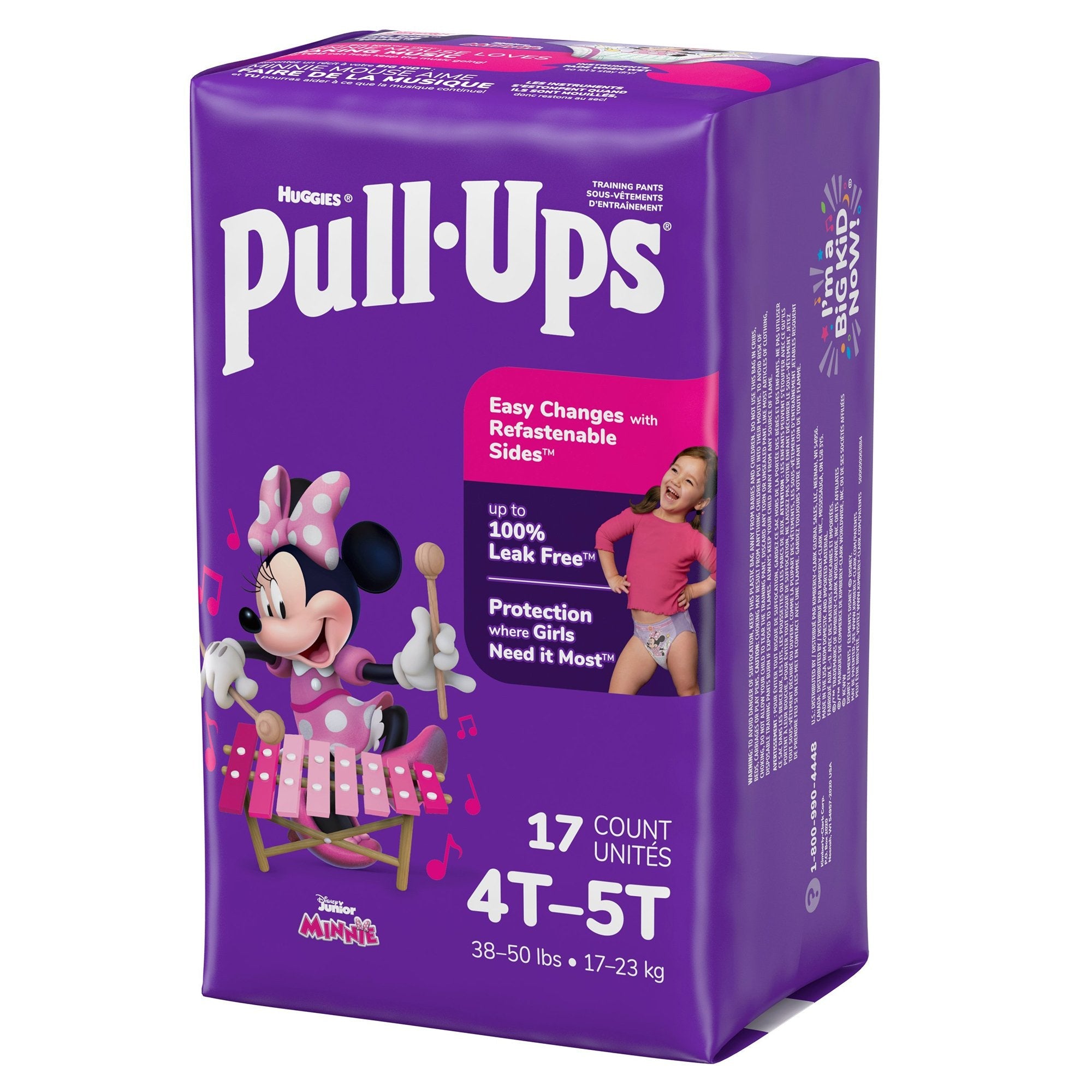 Pull-Ups® Learning Designs® for Girls Training Pants, 4T to 5T 51357