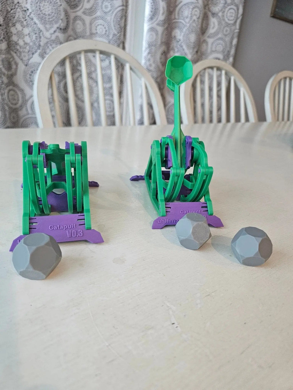 3D‑Printed Catapult Launcher (20–30 ft)