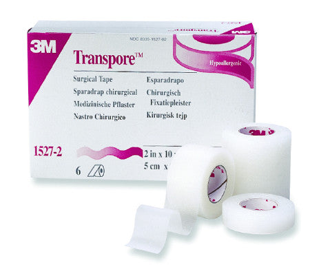 3M Transpore Clear Porous Plastic Tape - 1527