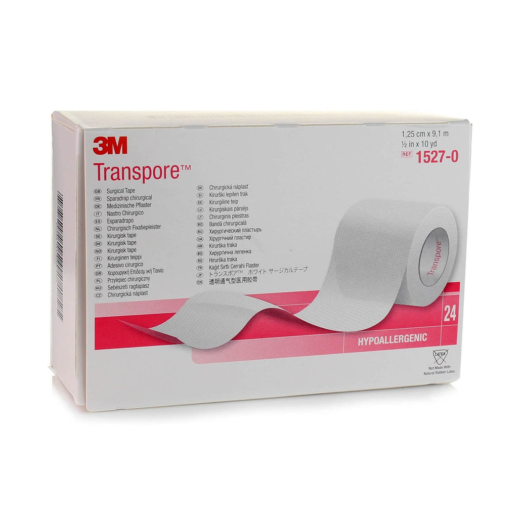 3M Transpore Clear Porous Plastic Tape - 1527