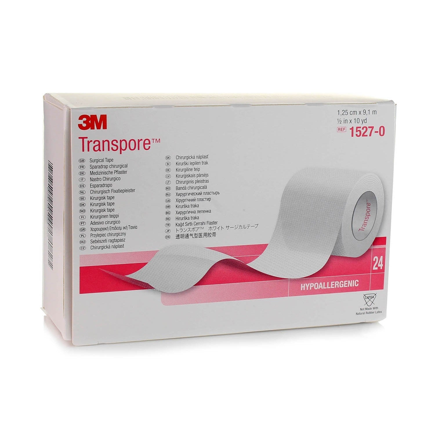 3M Transpore Clear Porous Plastic Tape - 1527