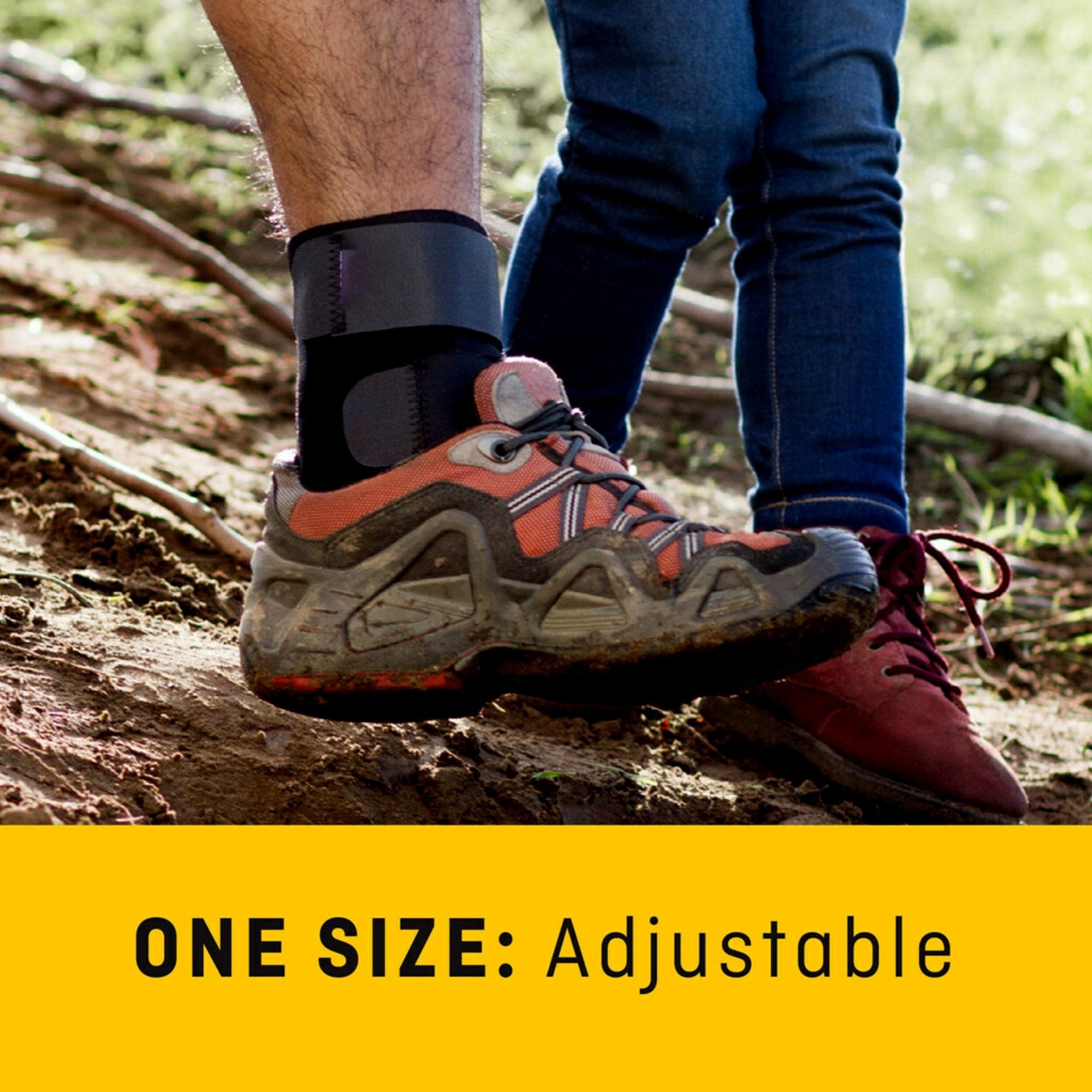 3M™ Futuro™ Ankle Performance Stabilizer, Adjustable, Adult, Black 46645ENR