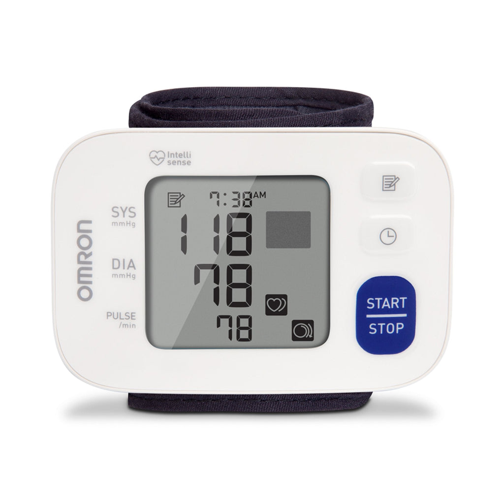 Omron® 3 Digital Blood Pressure Wrist Unit, Automatic Inflation, Large Cuff BP6100