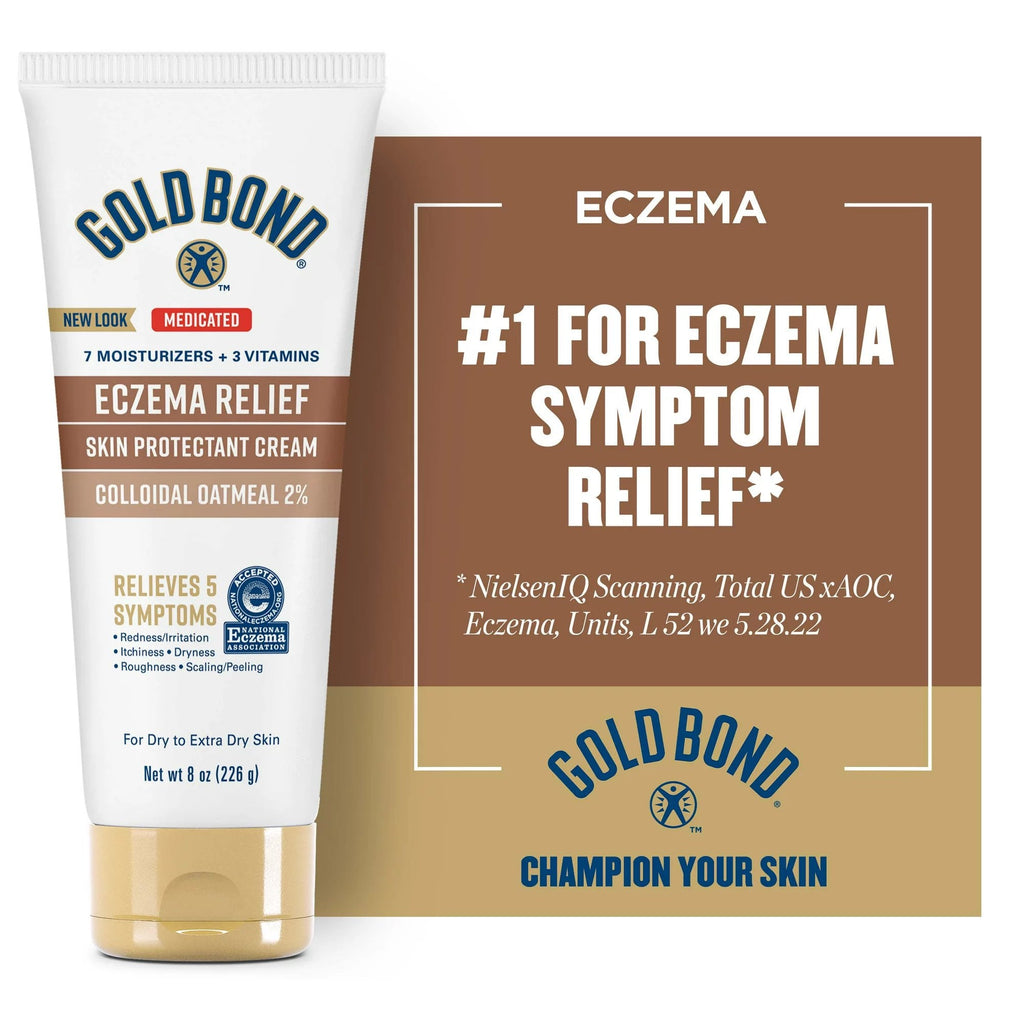 Skin Protectant Gold Bond® Eczema Relief 8 oz. Tube Unscented Cream 04116706621