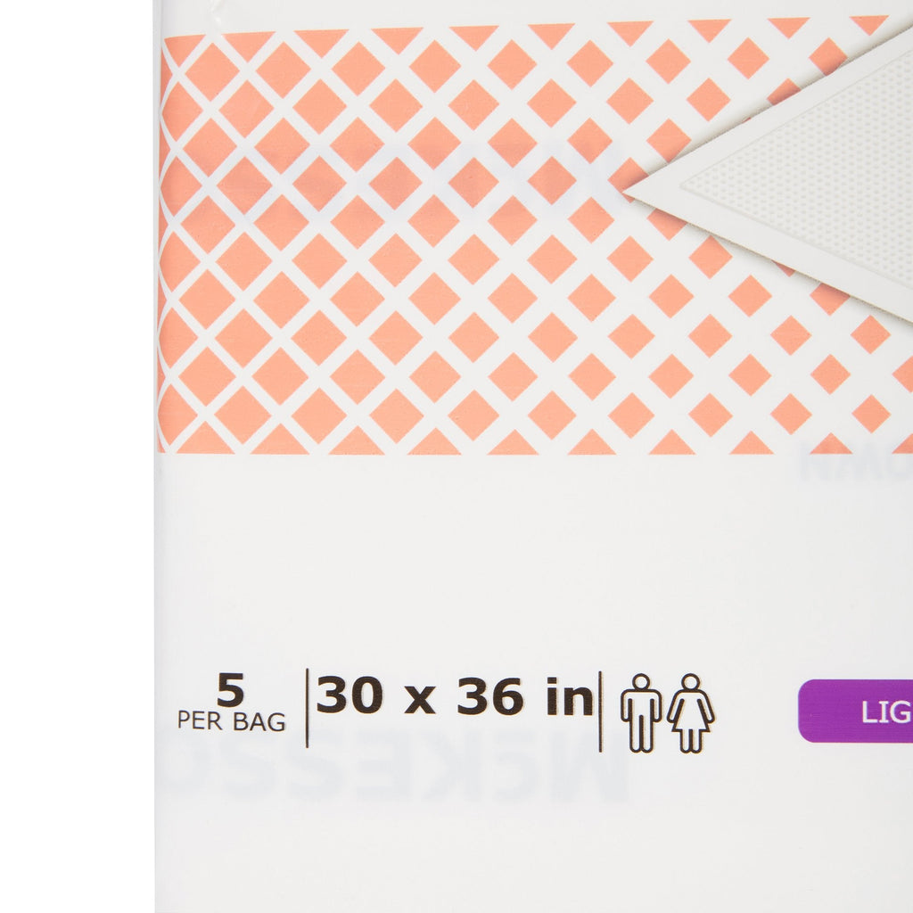 McKesson Ultimate Breathable Underpads, Heavy Absorbency, 30 x 36 Inch, White UPMX3036