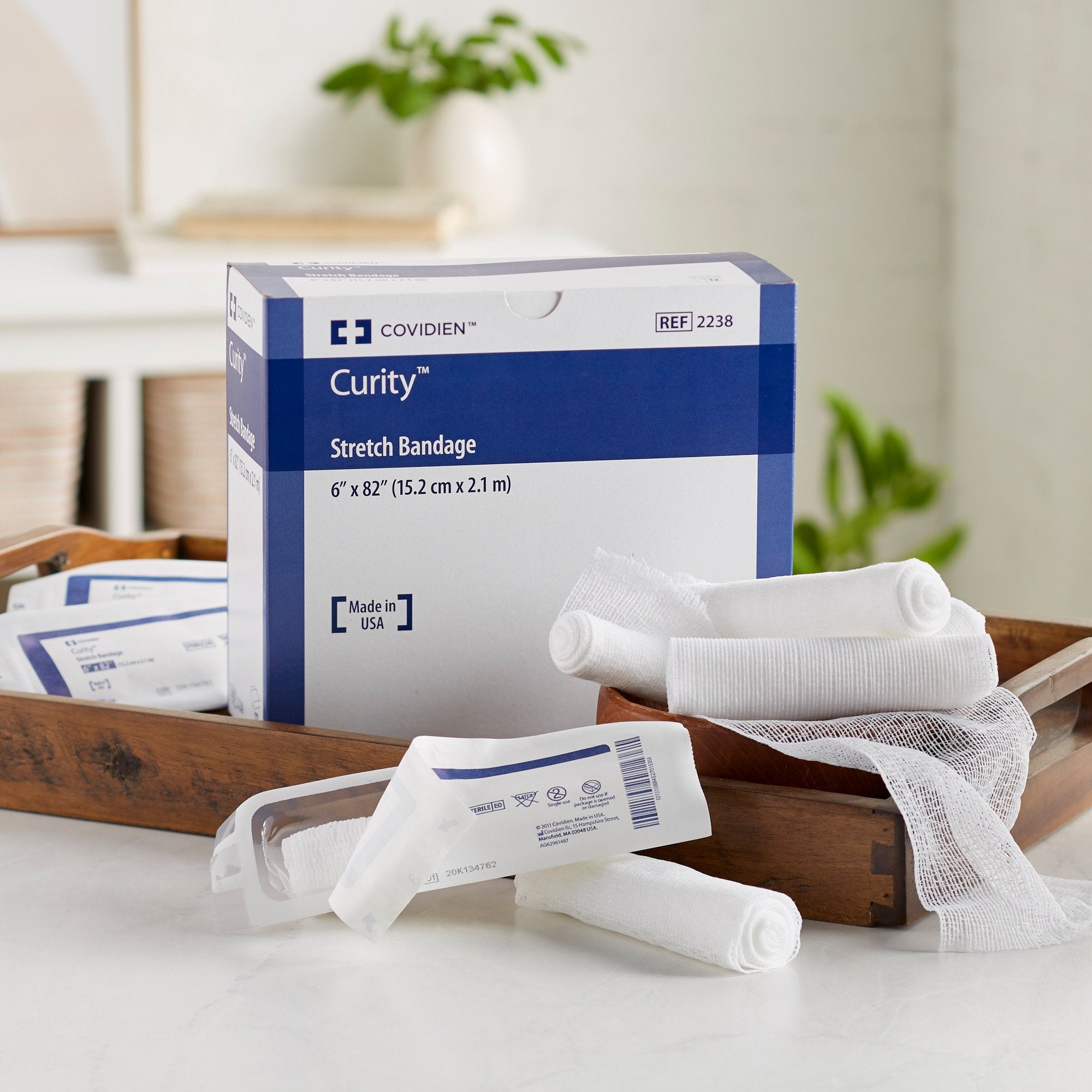 Curity™ Sterile Conforming Bandage, 6 x 82 Inch, 1-Ply 2238-