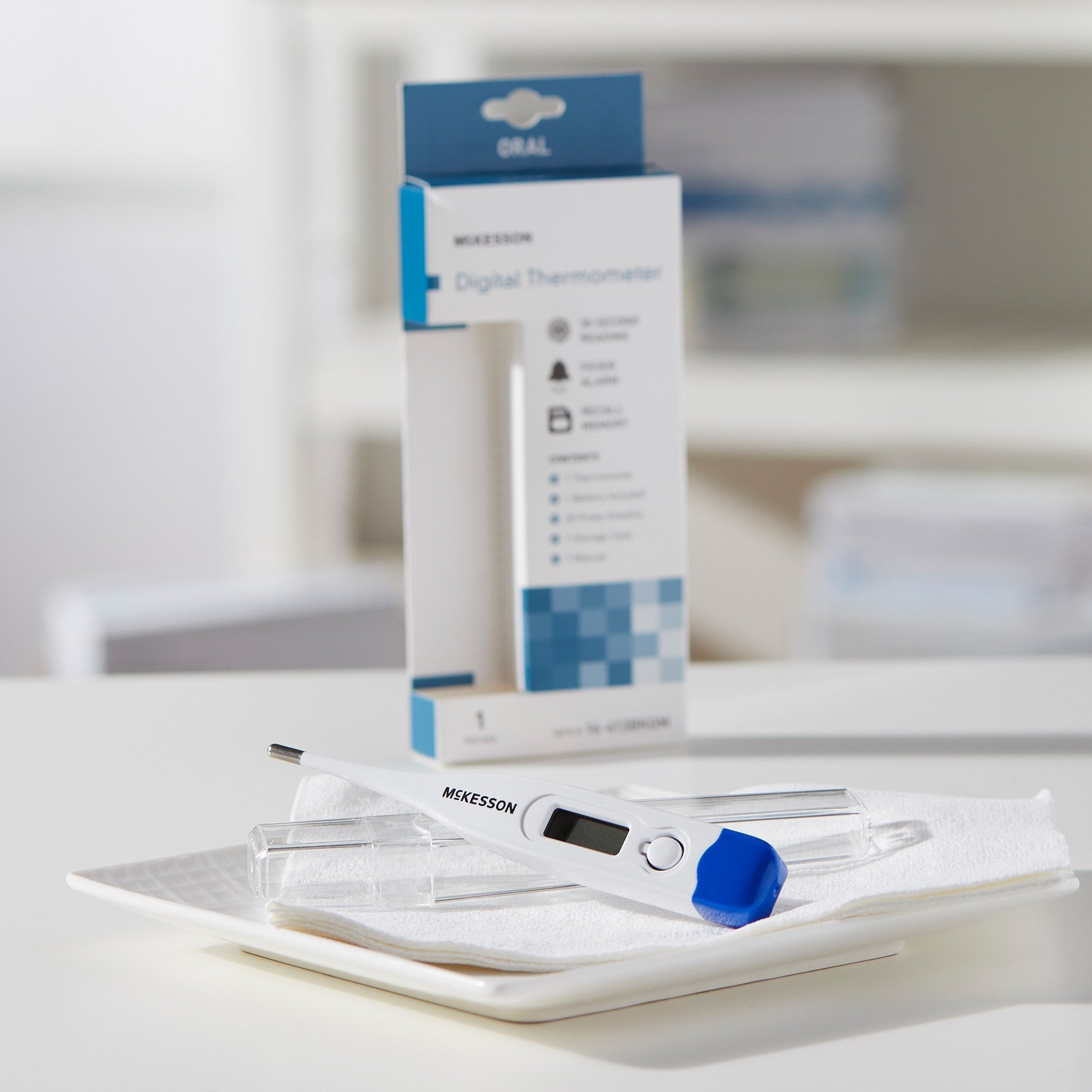 McKesson Digital Oral Thermometer 16-413BKGM
