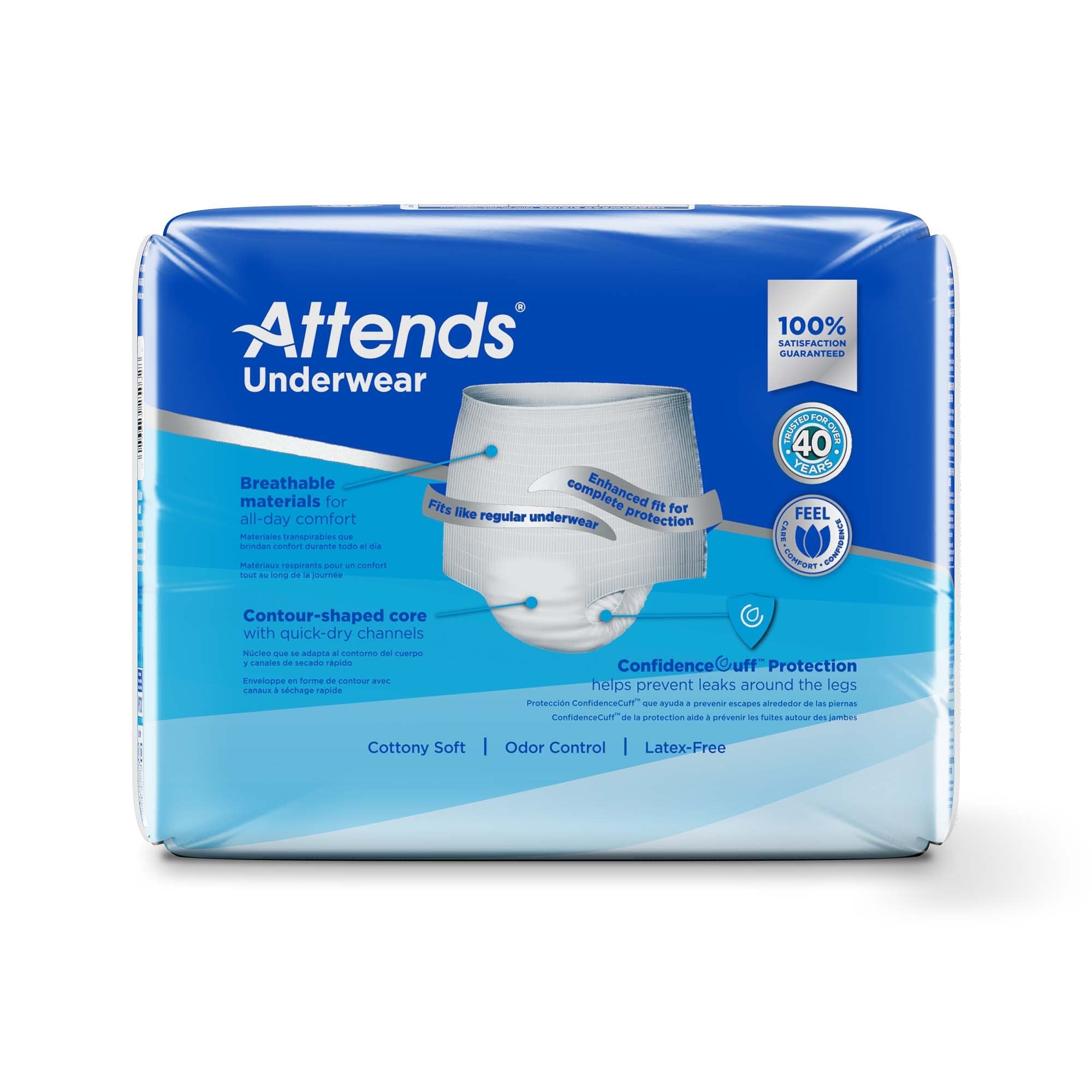 Attends® Advanced Underwear, Large APP0730