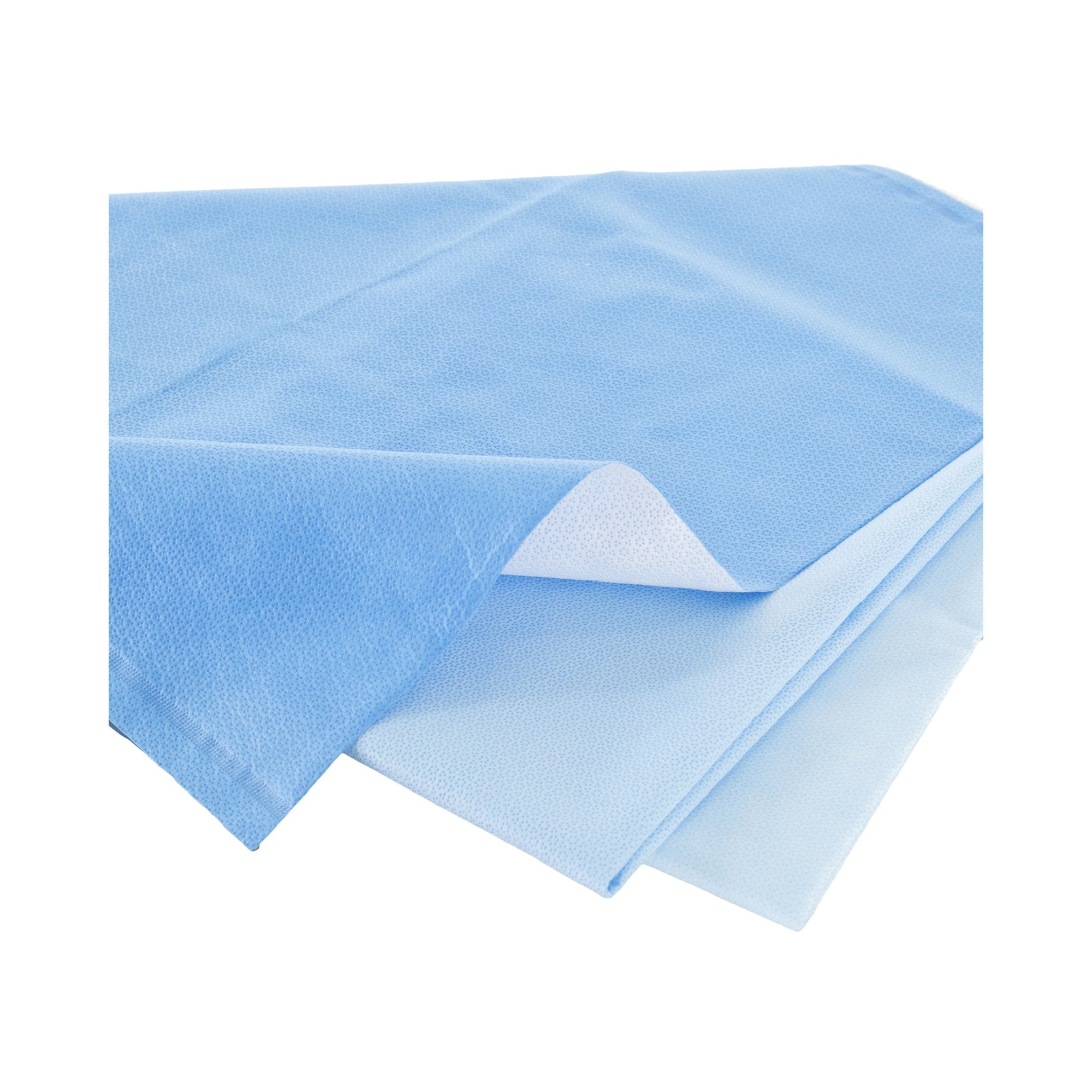 QUICK CHECK* H300 Sterilization Wrap White / Blue 45 X 45 Inch Dual Layer SMS Polypropylene Steam / EO Gas / Hydrogen Peroxide - 34159