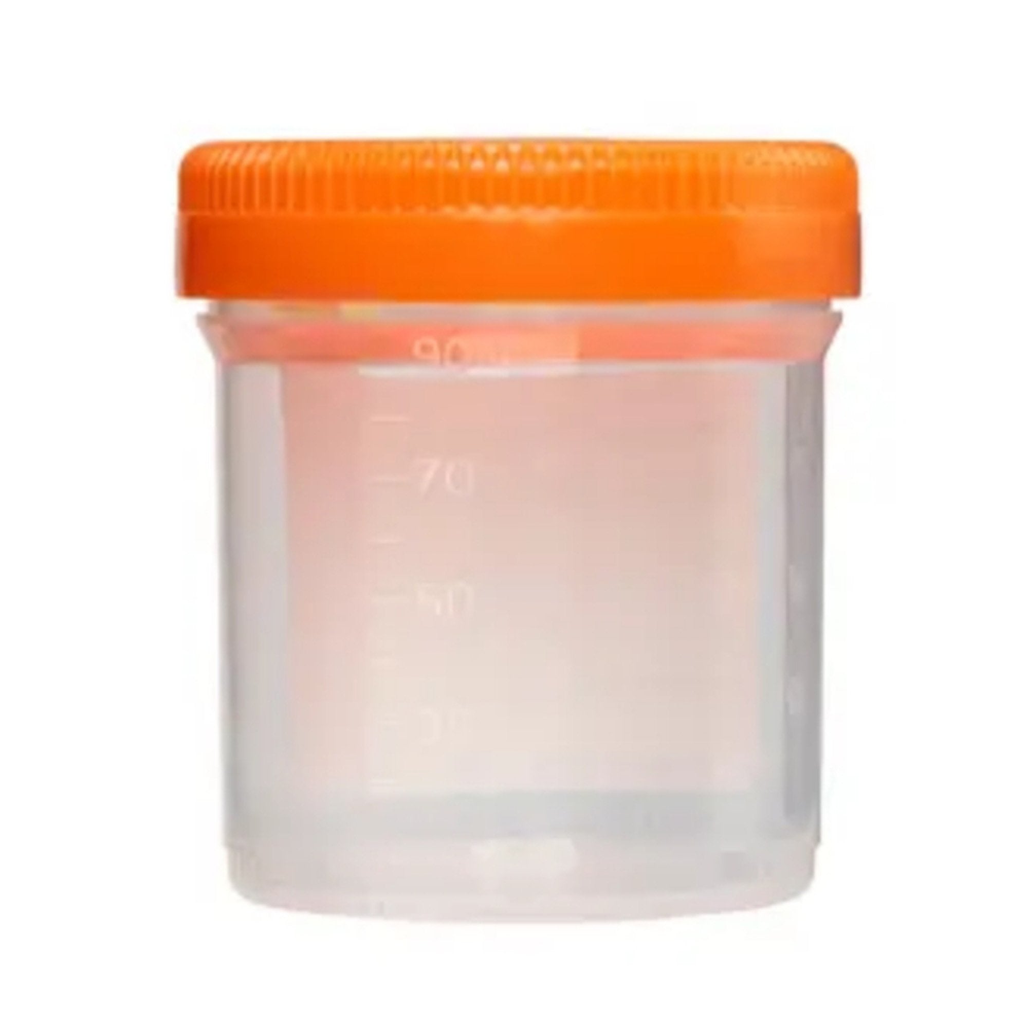 Urine Specimen Container 53 X 62 mm 90 mL (3 oz.) Screw Cap Sterile CHB13903A