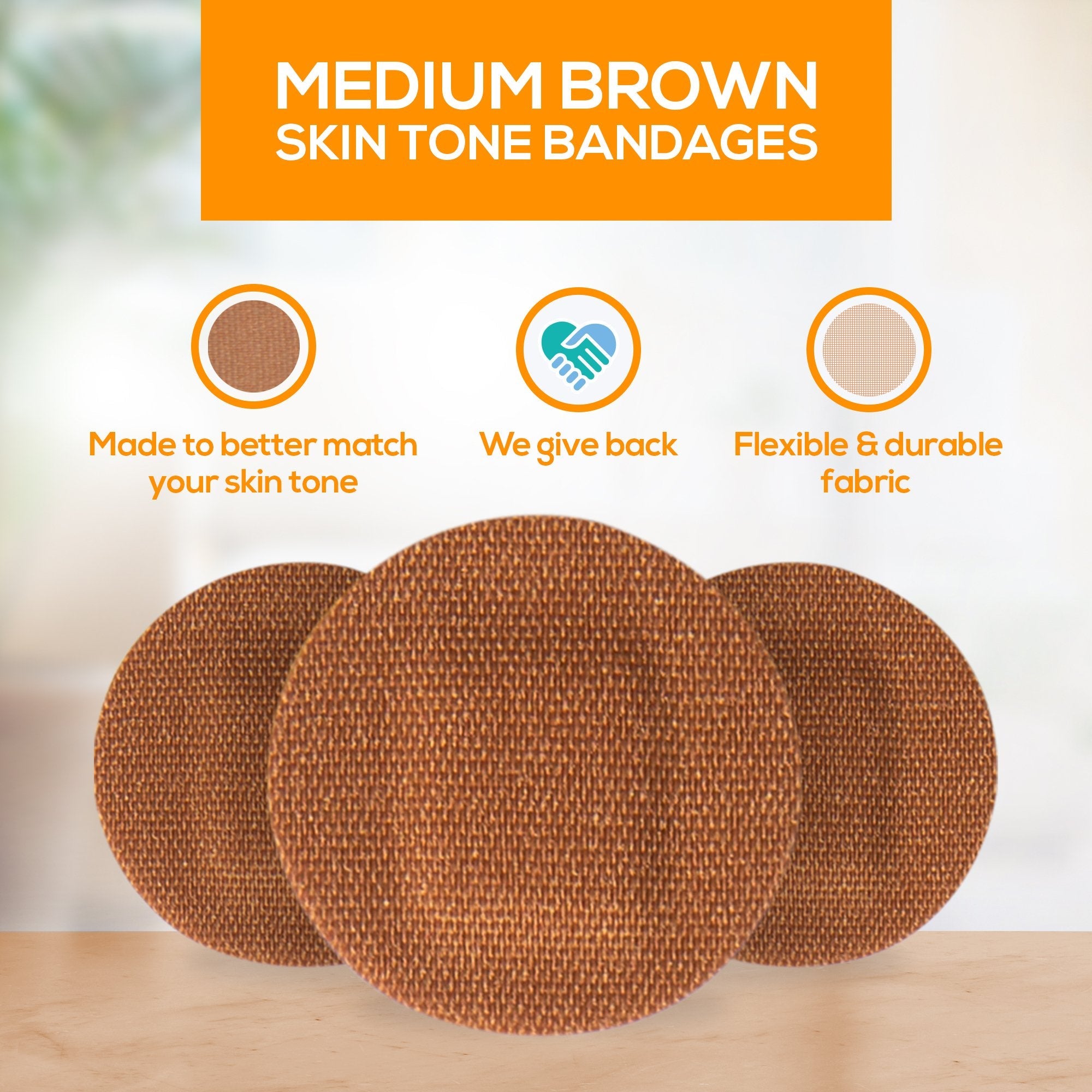 TruColour® Brown Adhesive Strip, Spot TCB-NDOT